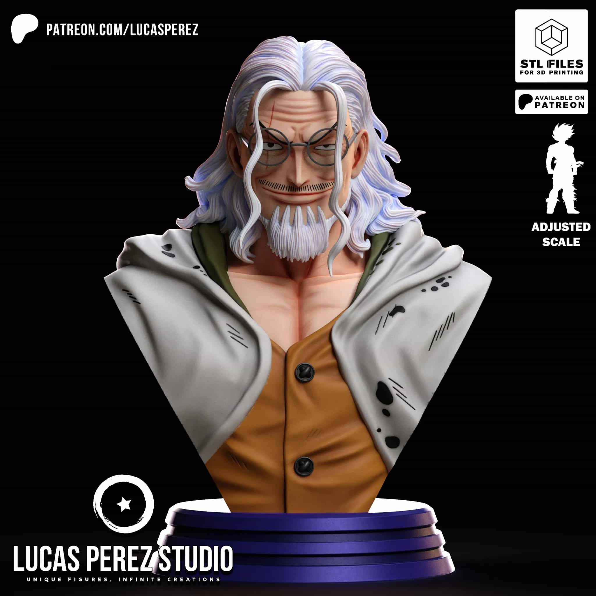 Busto de Silver Rayleigh - One Piece