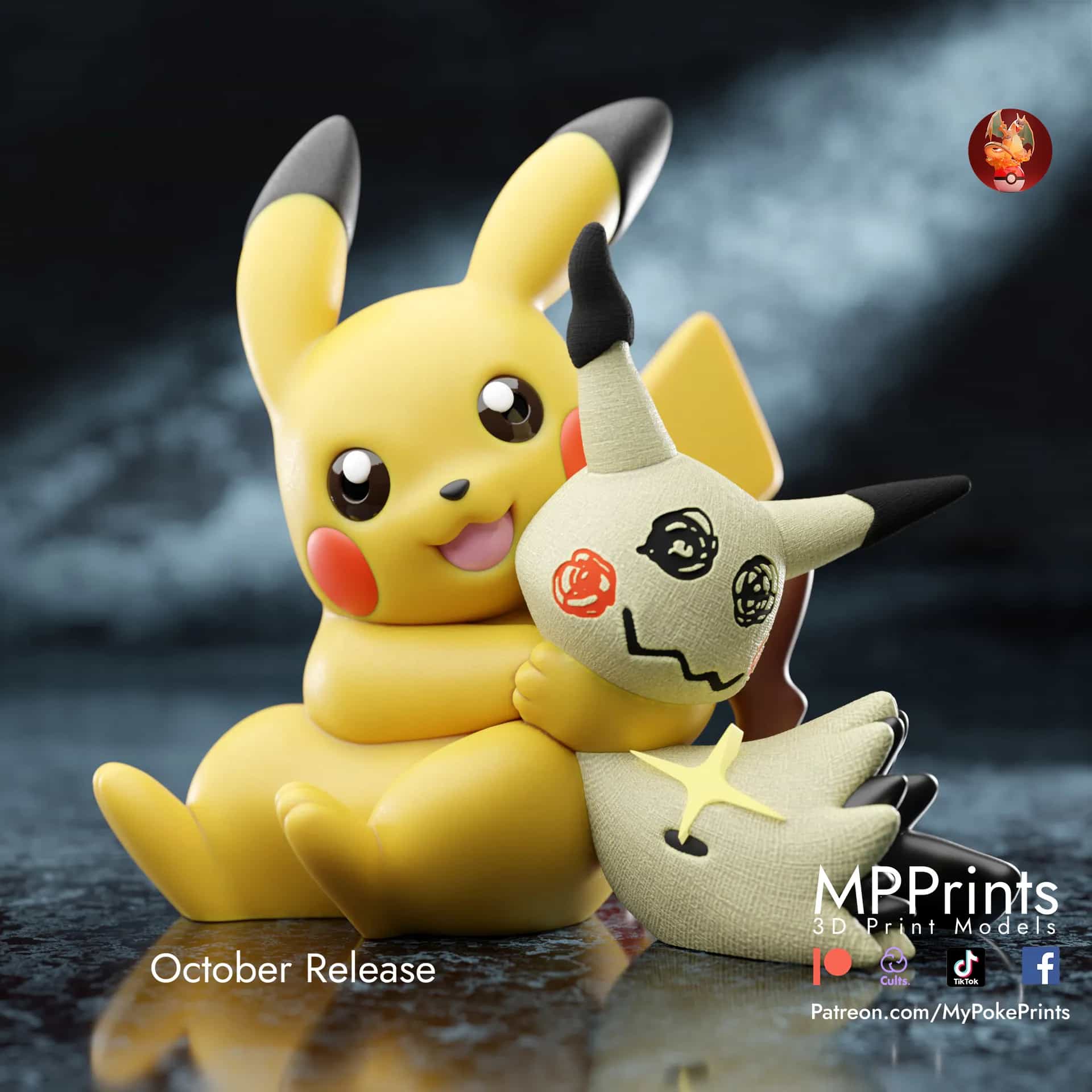Pikachu y Mimikyu