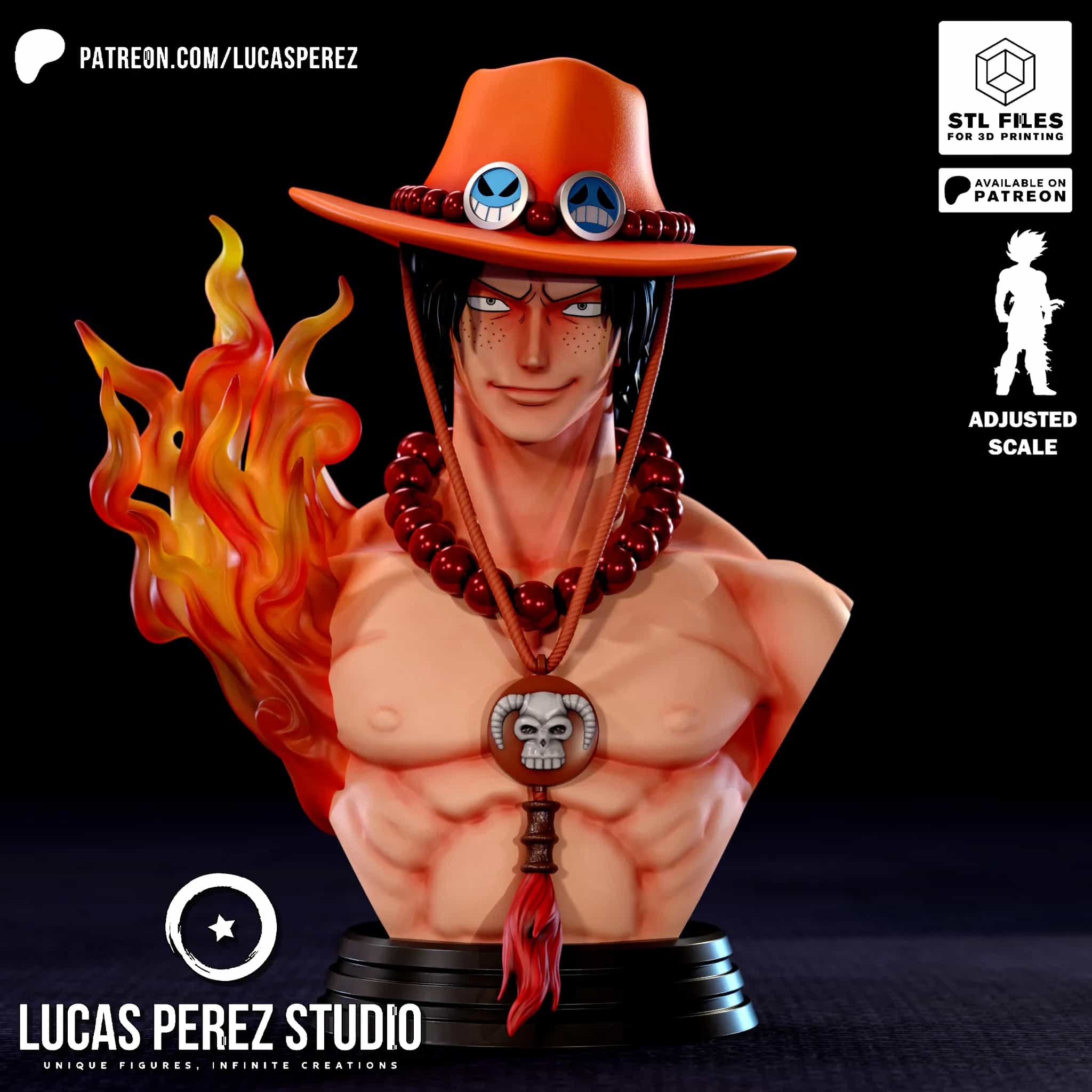 Busto de Ace - One Piece