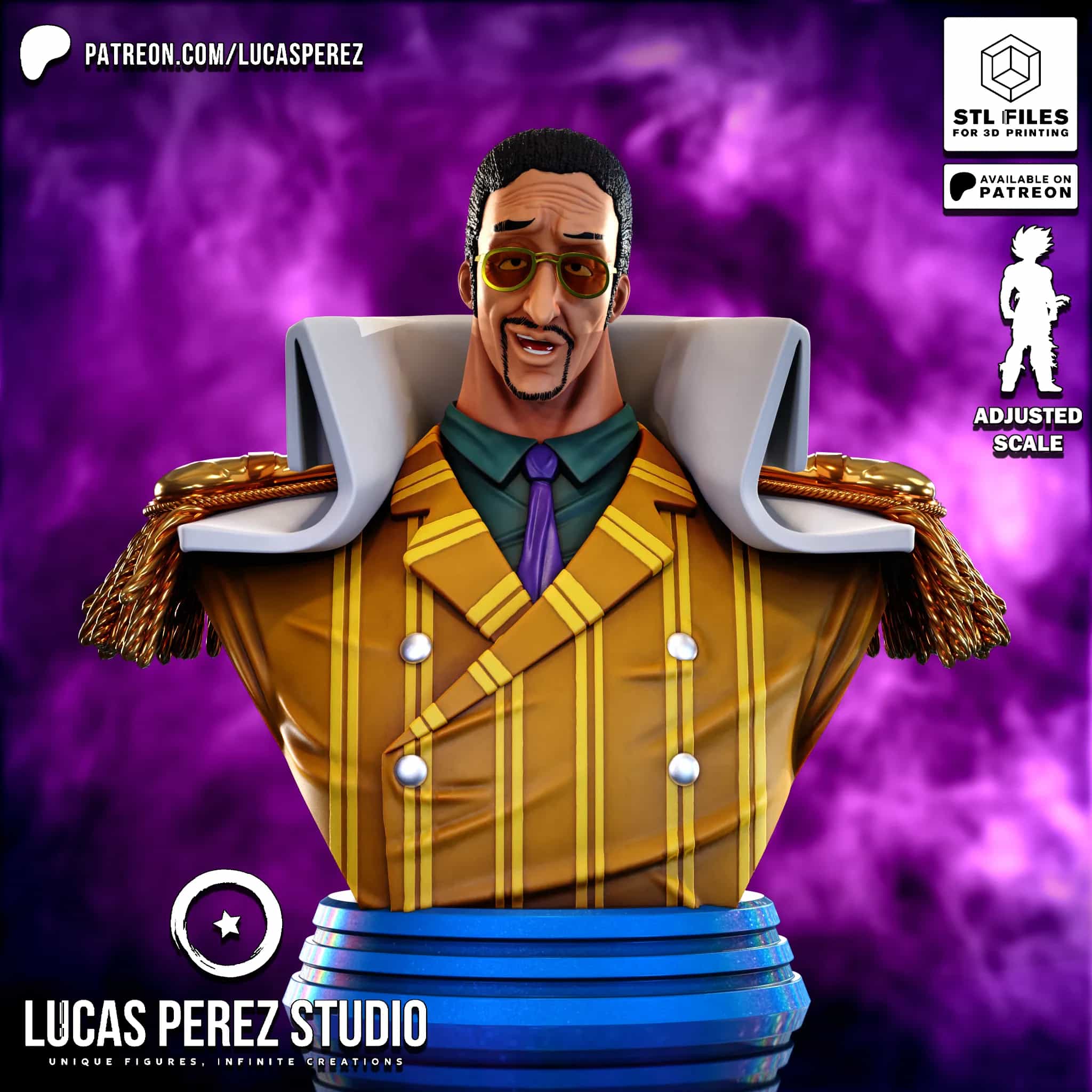 Busto de Kizaru - One Piece