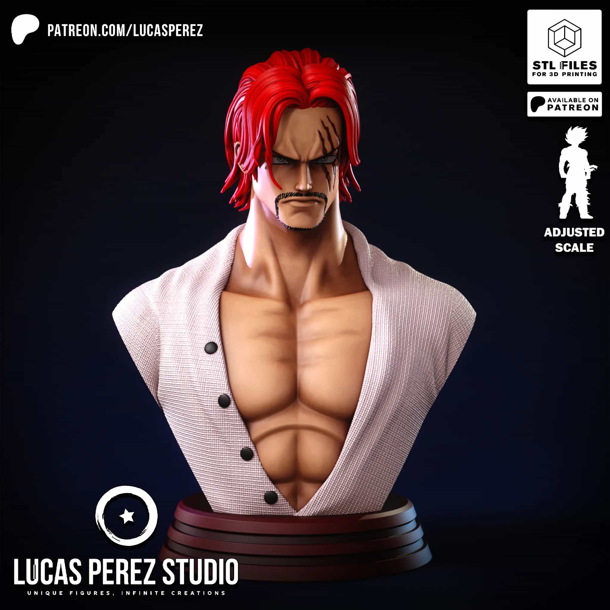 Busto de Shanks - One Piece