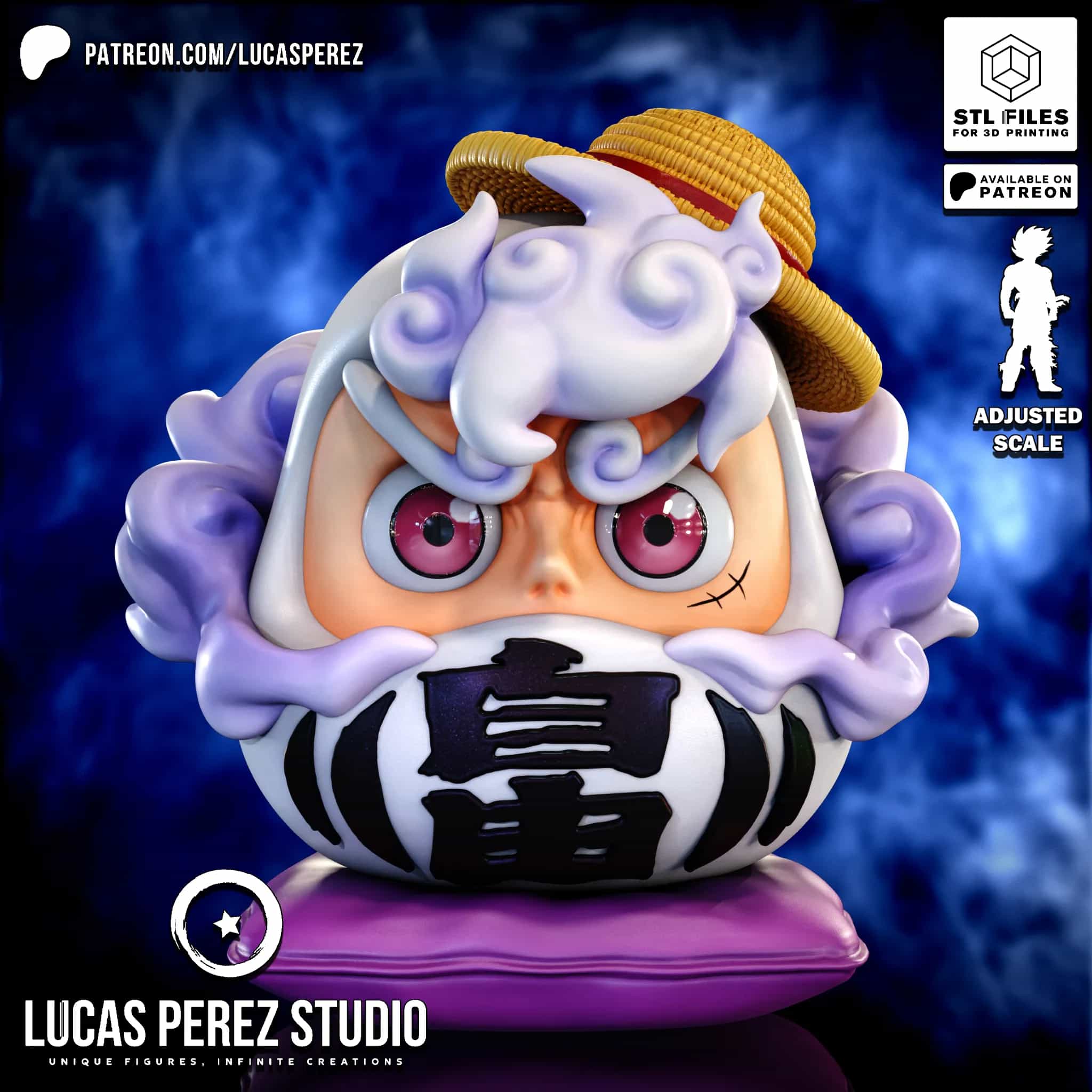 Daruma Luffy Nika - One Piece