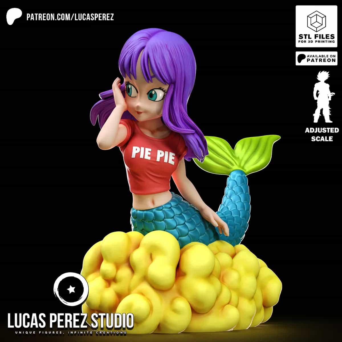 Chibi Pie Pie Sirena - Dragon Ball