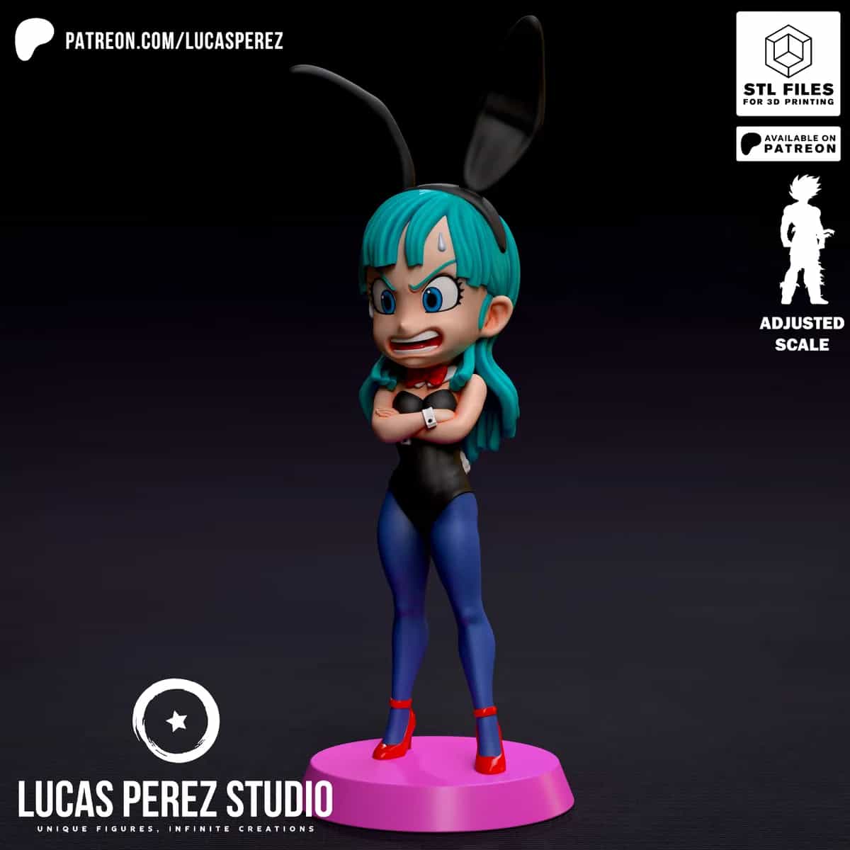 Bulma Bunny Chibi - Dragon Ball