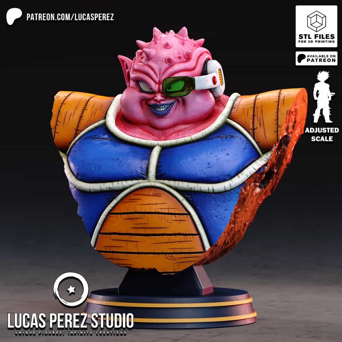 Busto de Dodoria - Dragon Ball