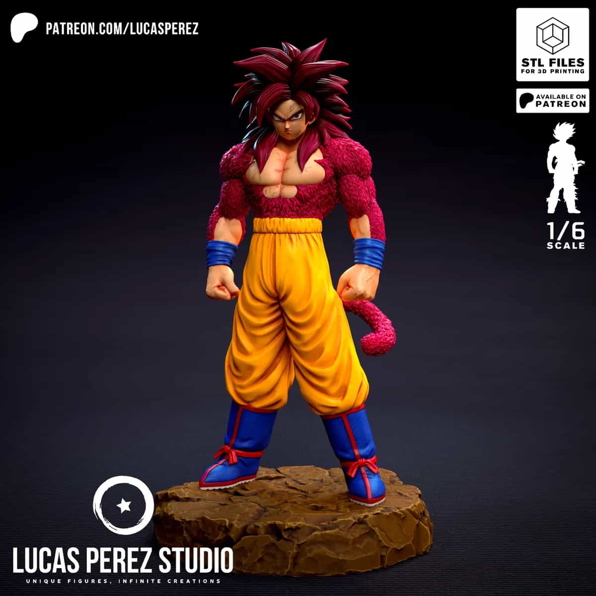 Goku Super Saiyan 4 Daima - Dragon Ball