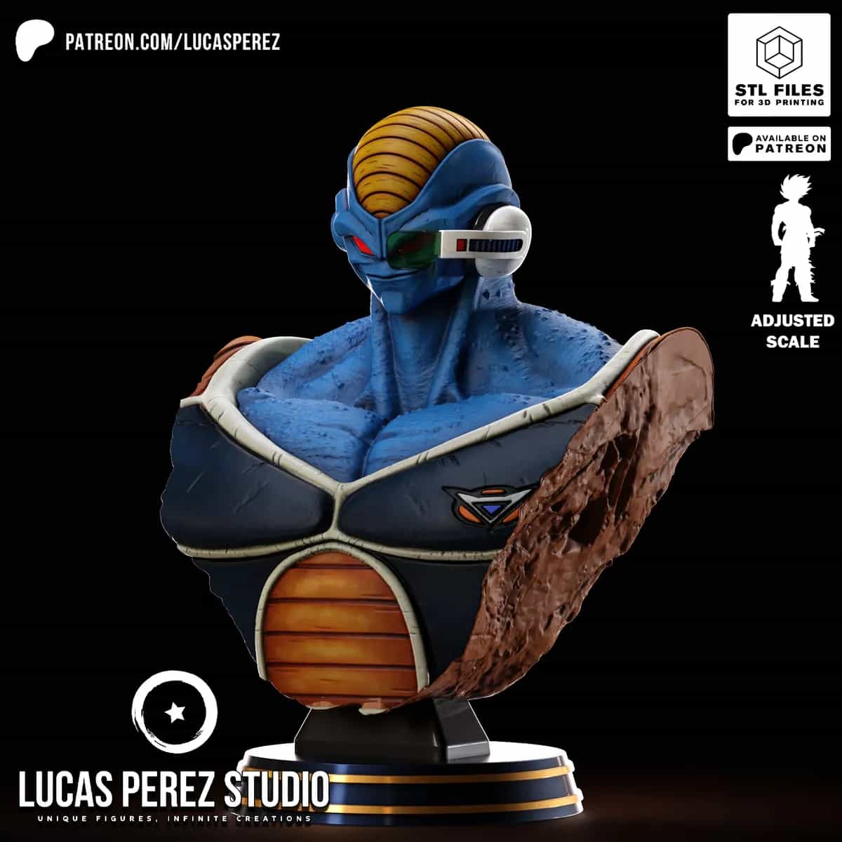 Busto de Burter - Dragon Ball