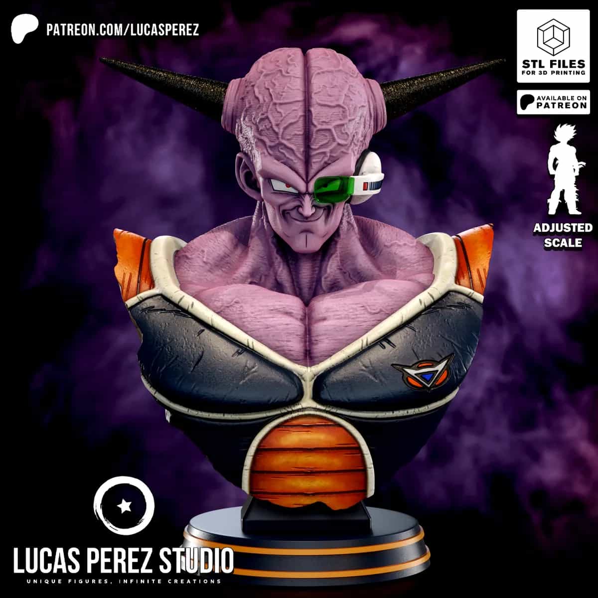 Busto de Capitán Ginyu - Dragon Ball