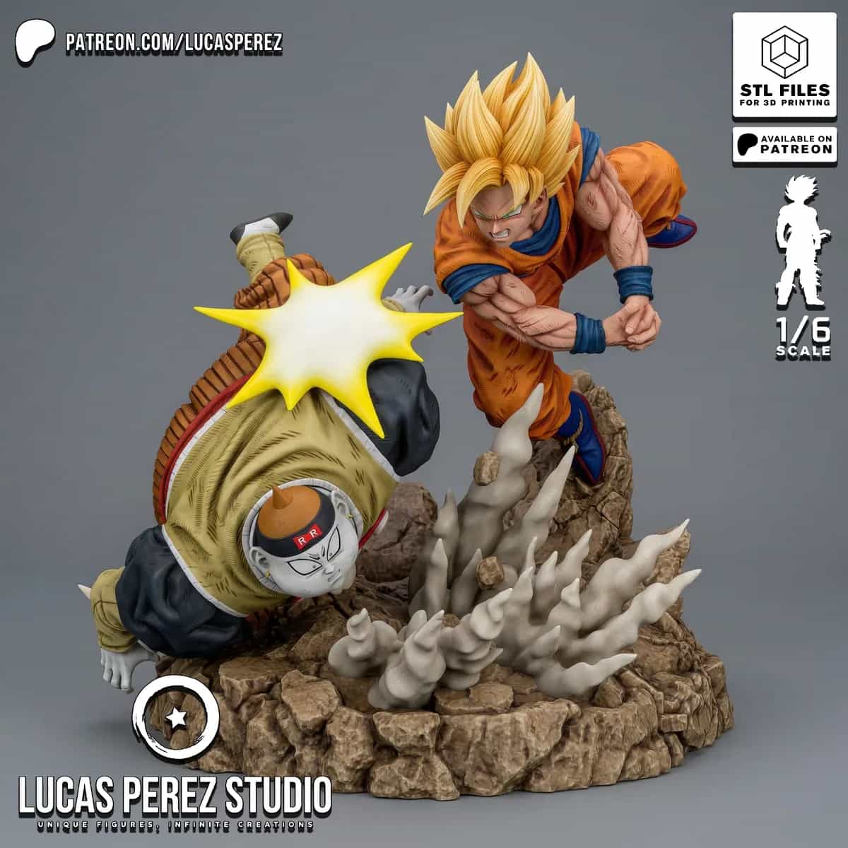 Goku vs Androide 19 - Dragon Ball