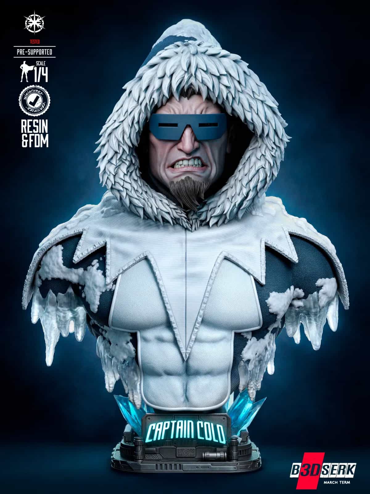 Busto de Captain Cold - DC Comics