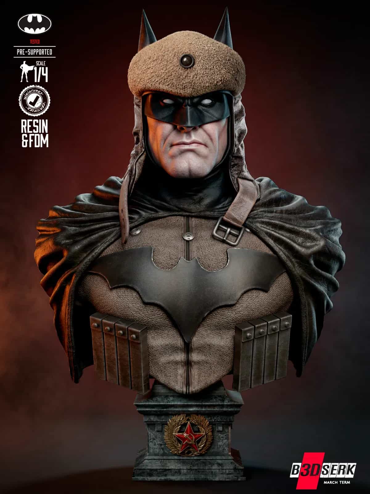Busto de Batman Red Son - DC Comics