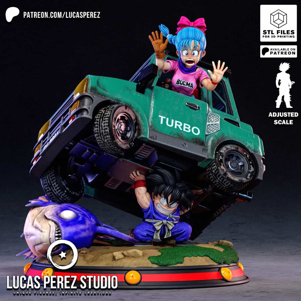 Goku y Bulma - Dragon Ball