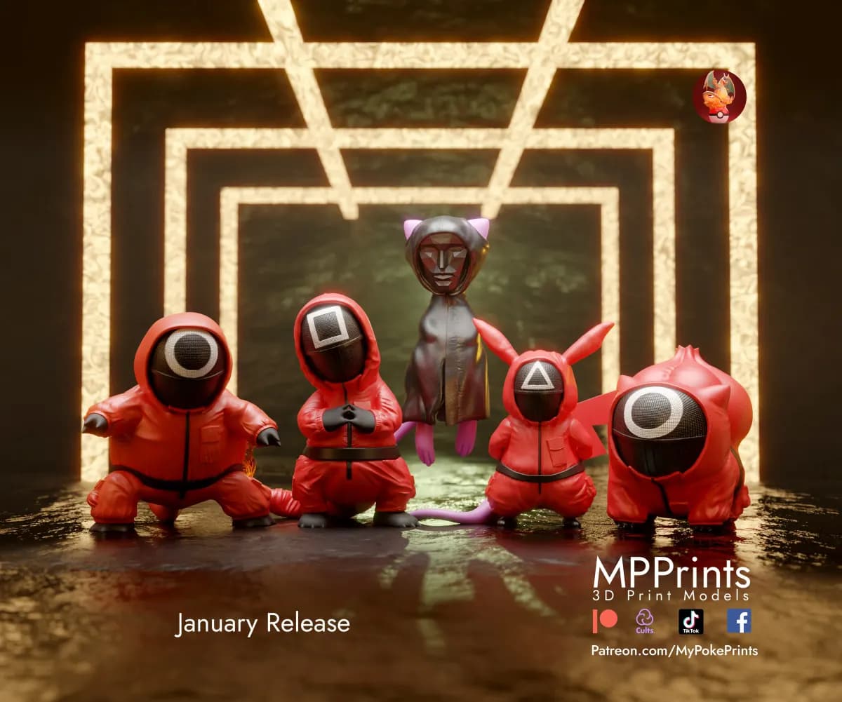 Pokemon x Squid Game - Crossover - Imagen 1