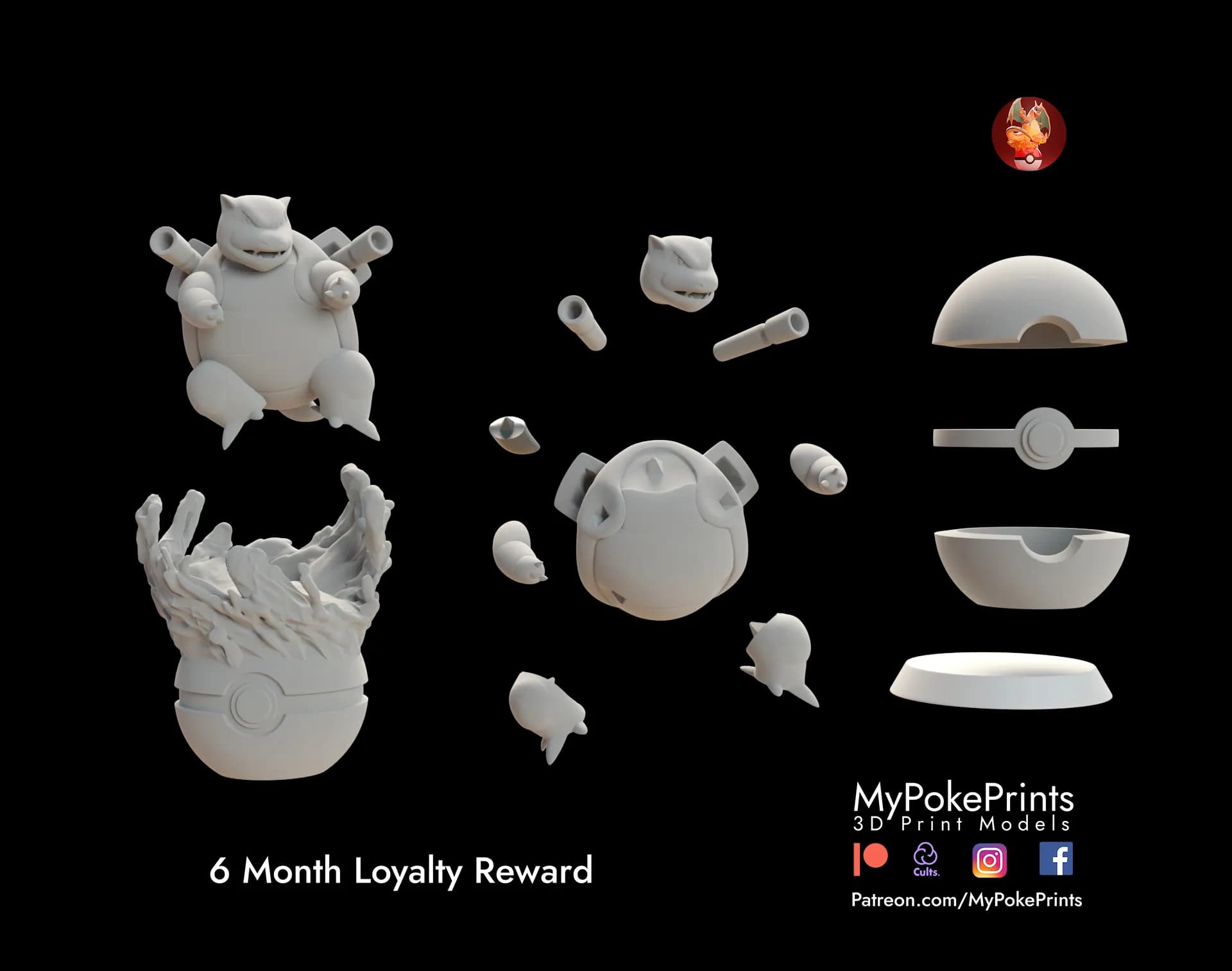 Blastoise on Pokeball - Imagen 2