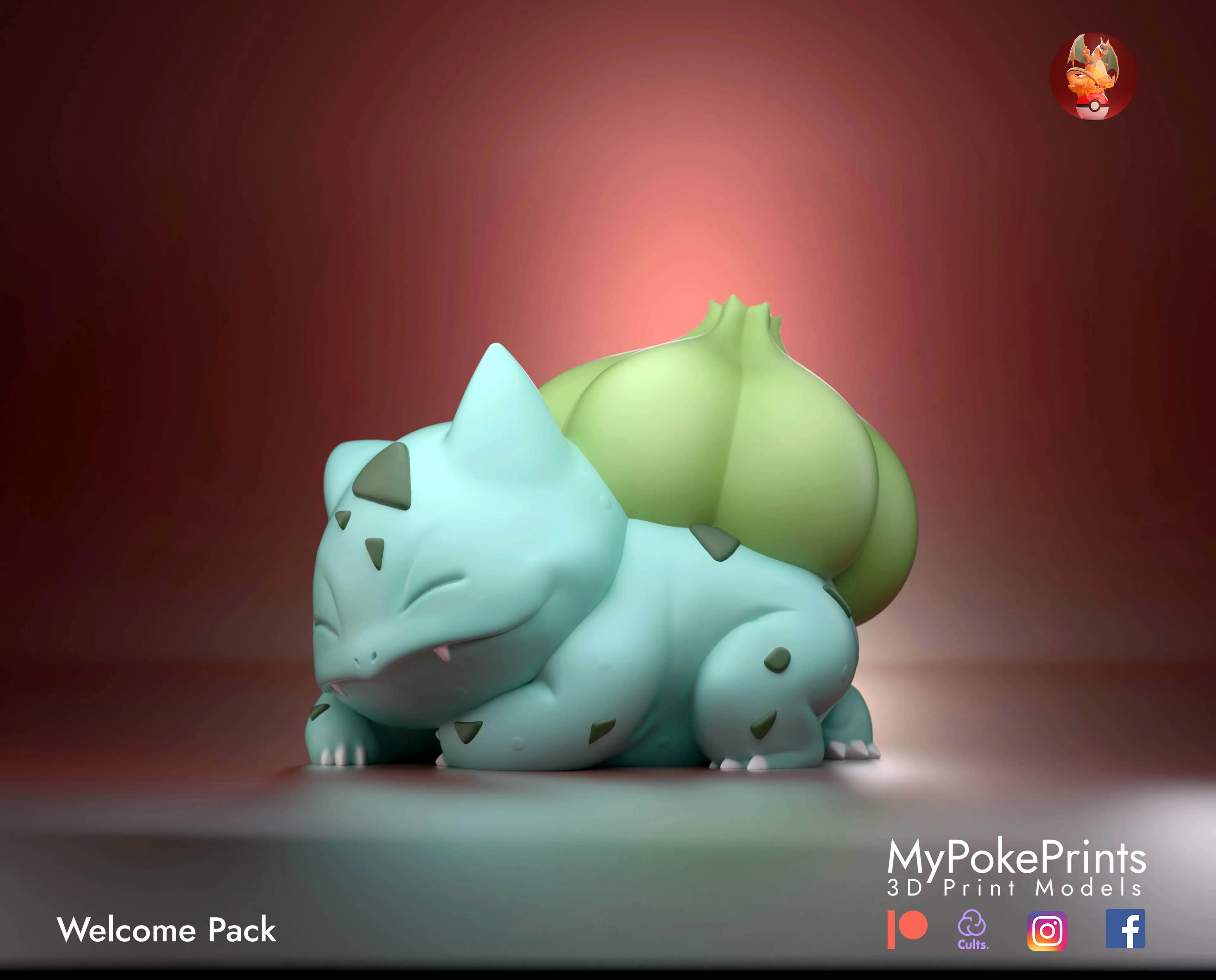 Bulbasaur sleeping - Imagen 2