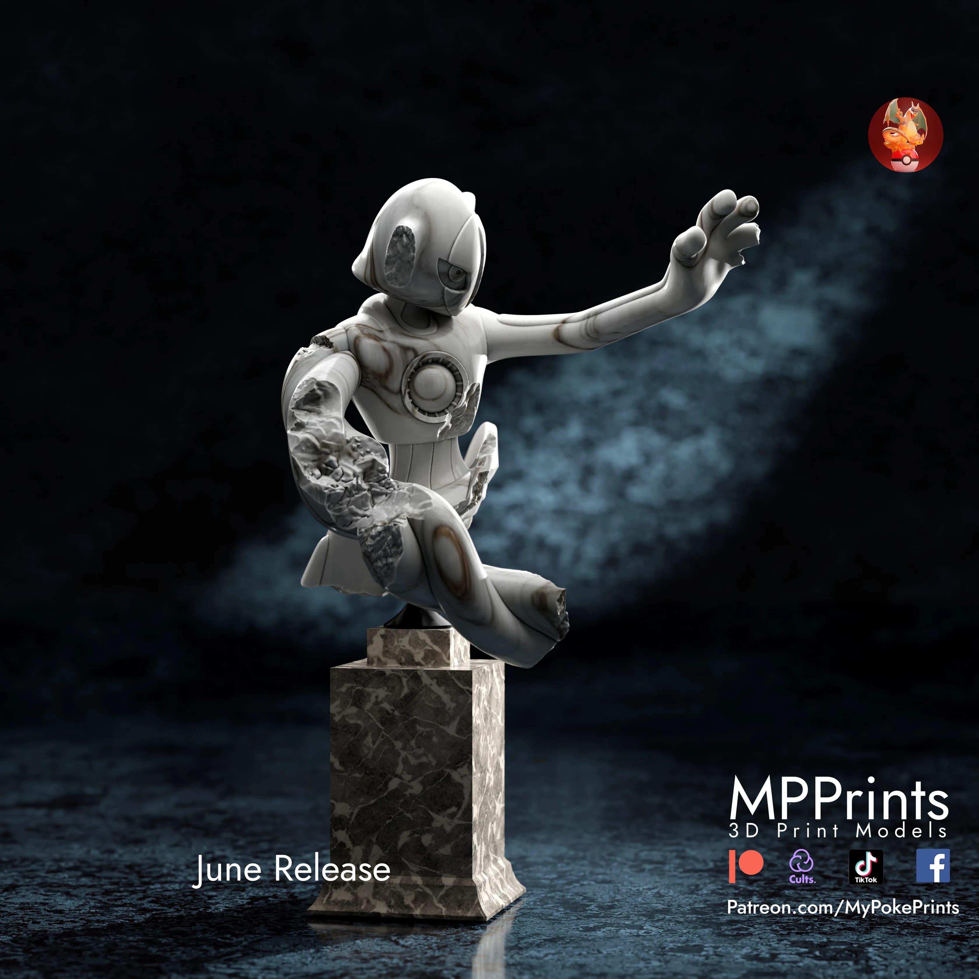 Busto de Deoxys - Imagen 1