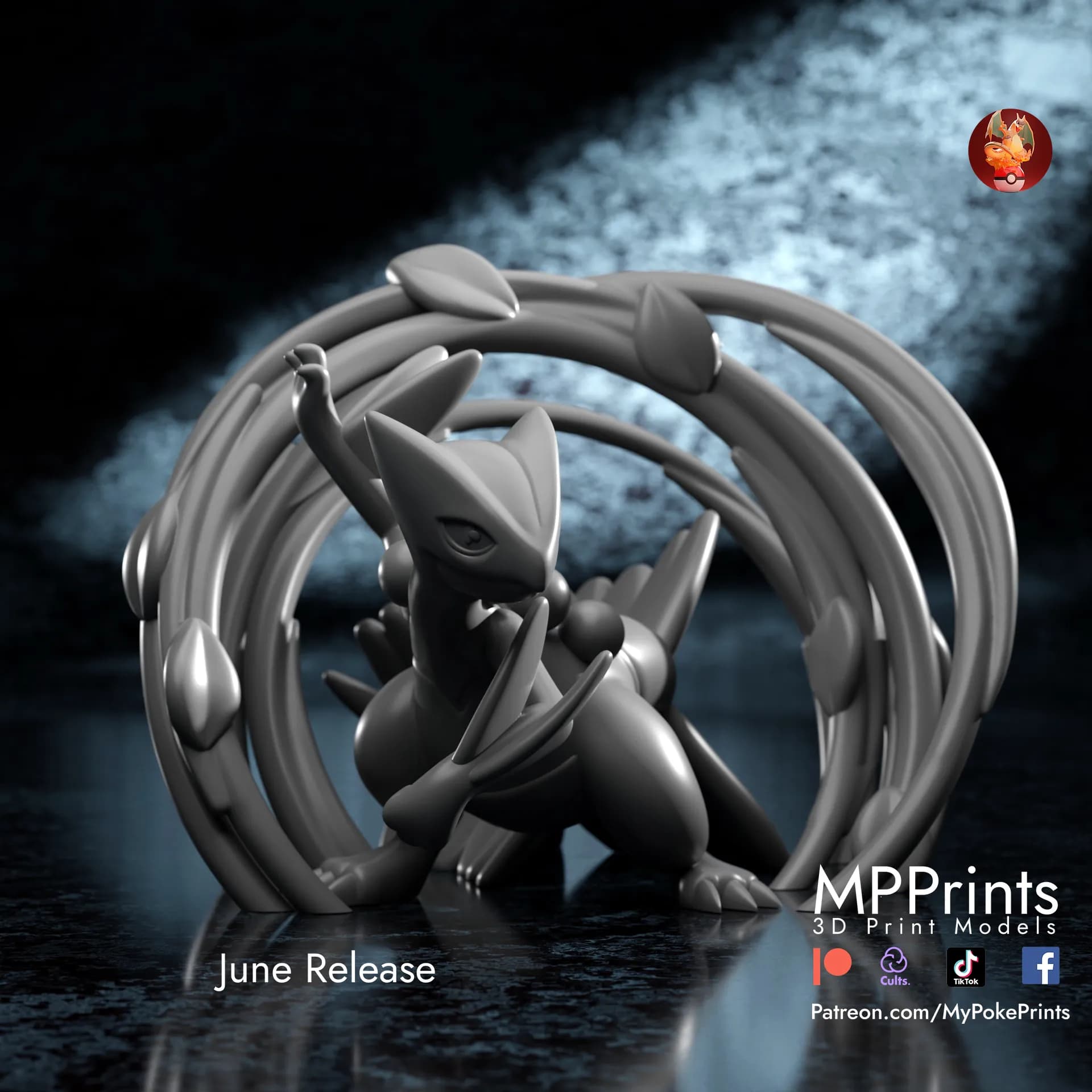 Estatua de Sceptile - Imagen 2