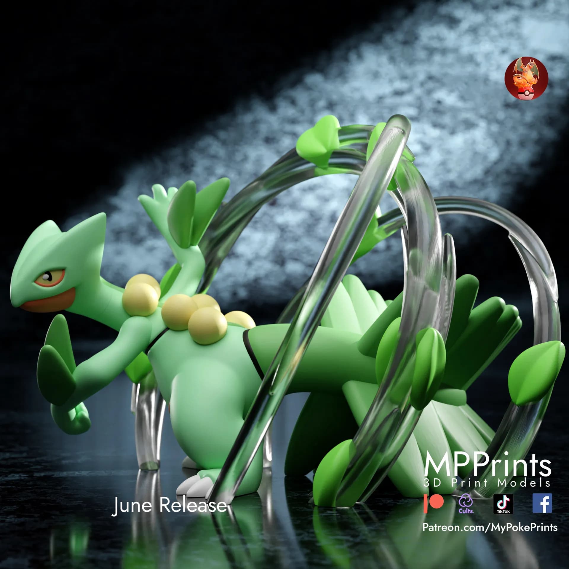 Estatua de Sceptile - Imagen 4