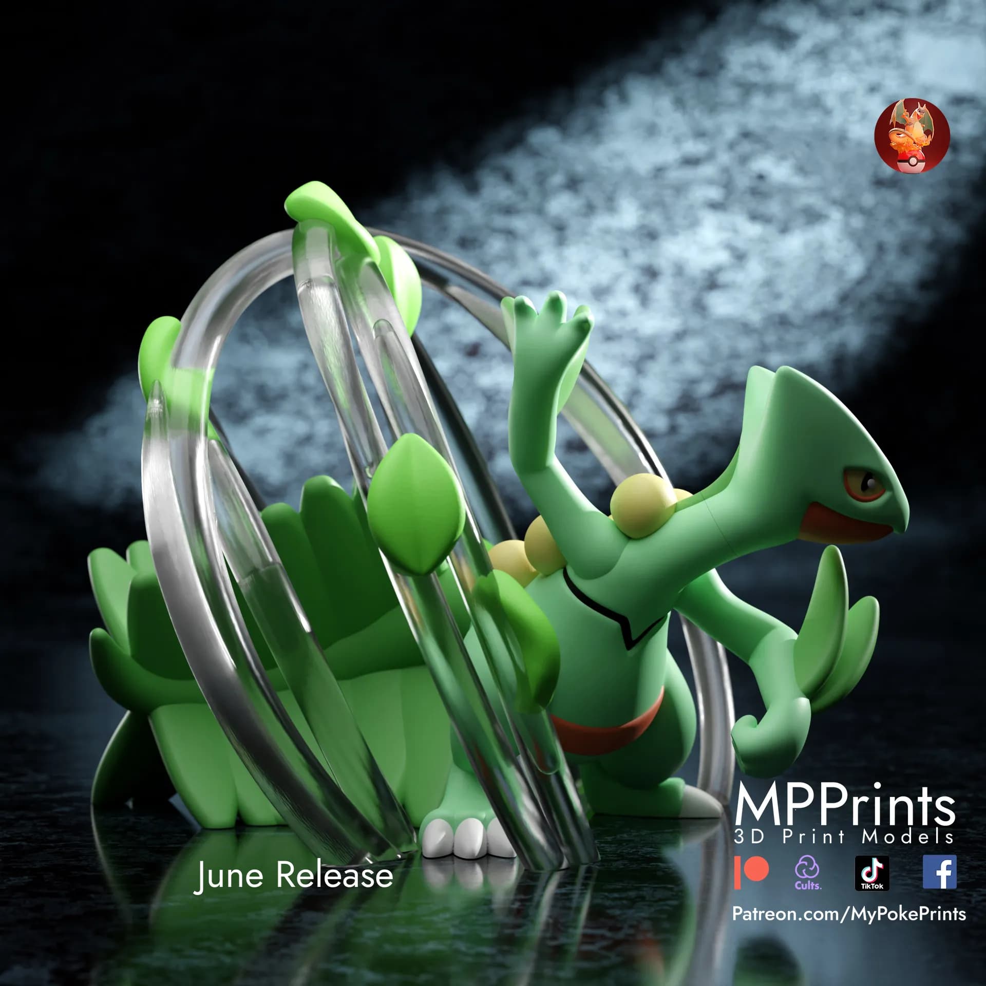 Estatua de Sceptile - Imagen 5