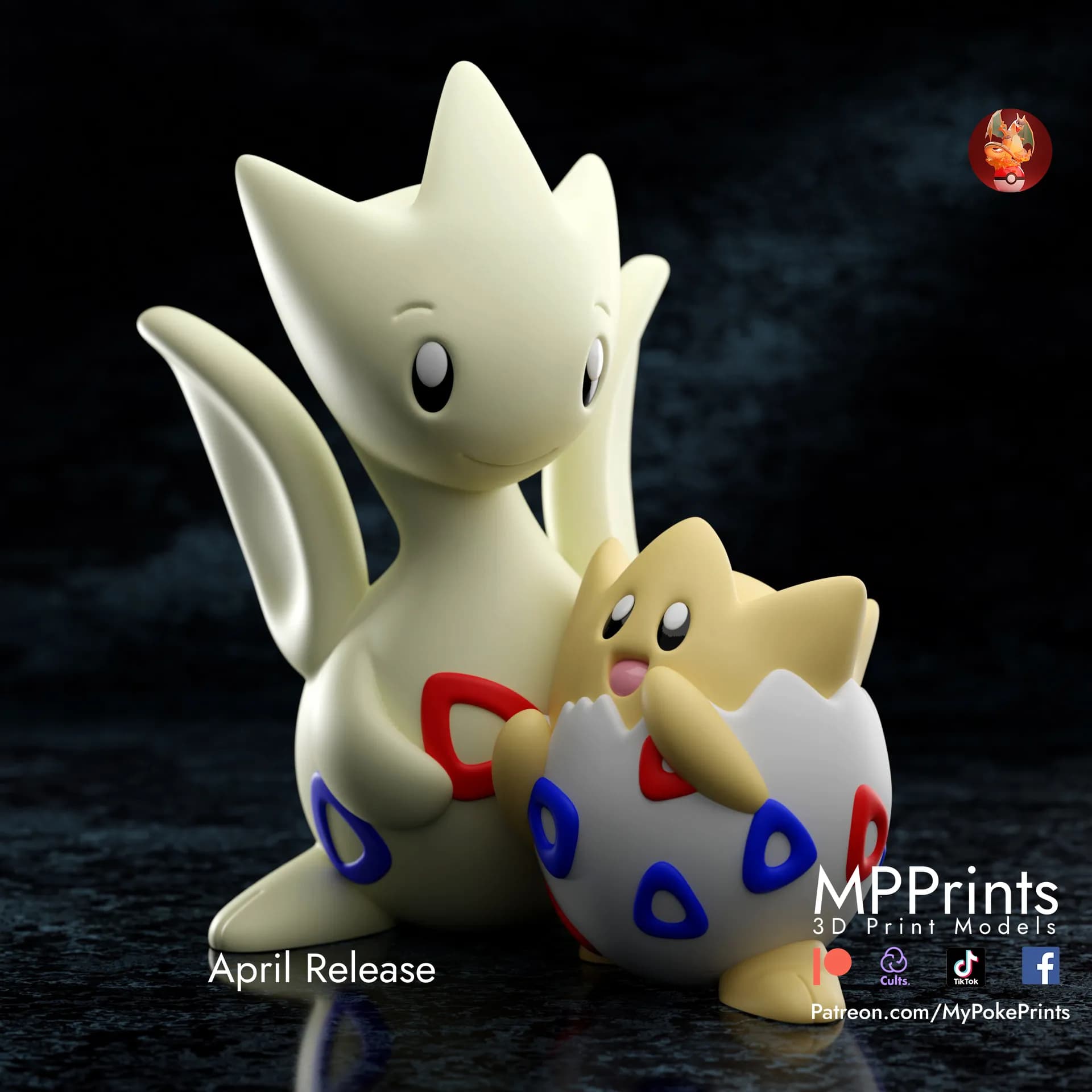 Togepi and Togetic - Imagen 1