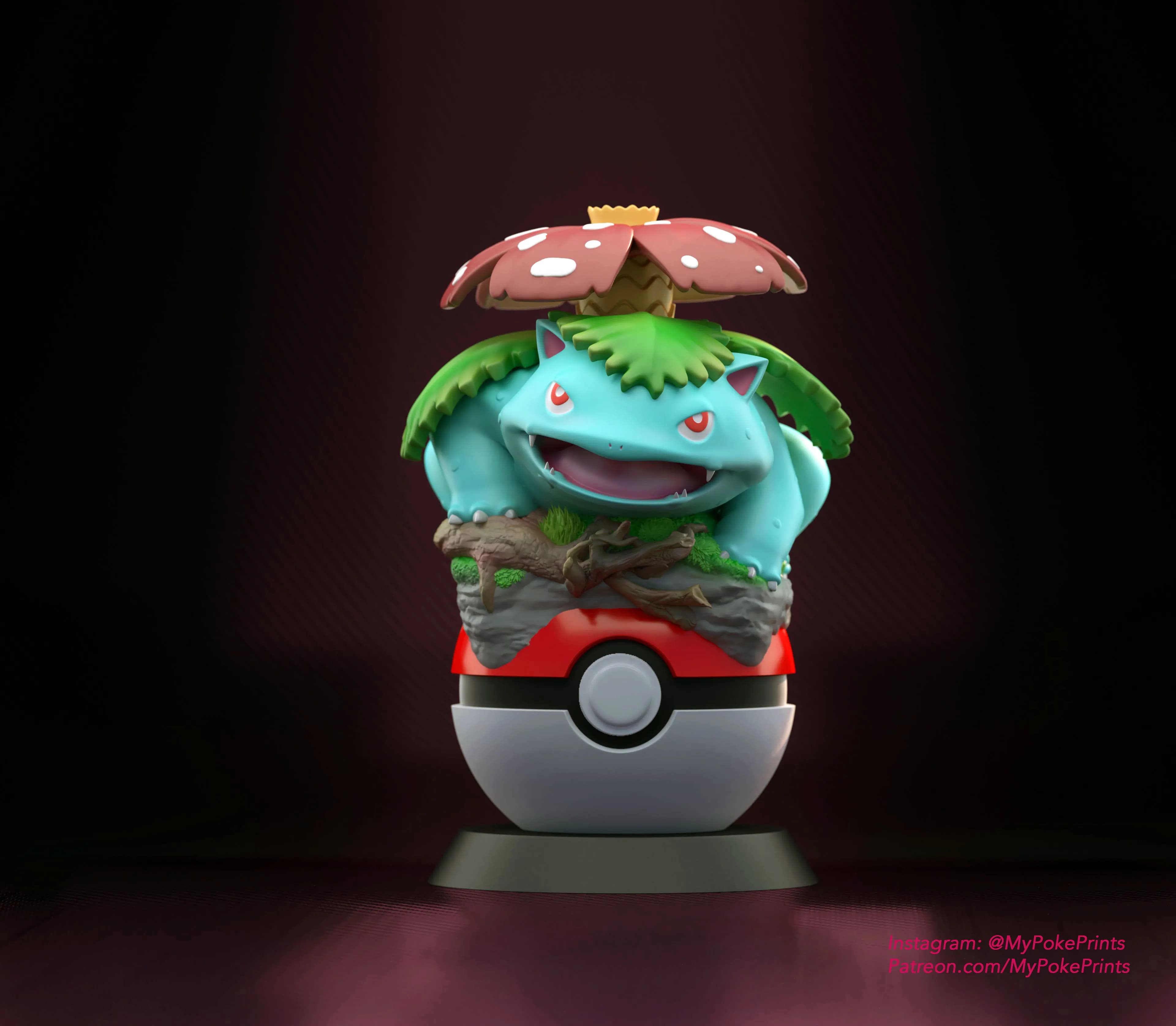 Venusaur on Pokeball - Imagen 1