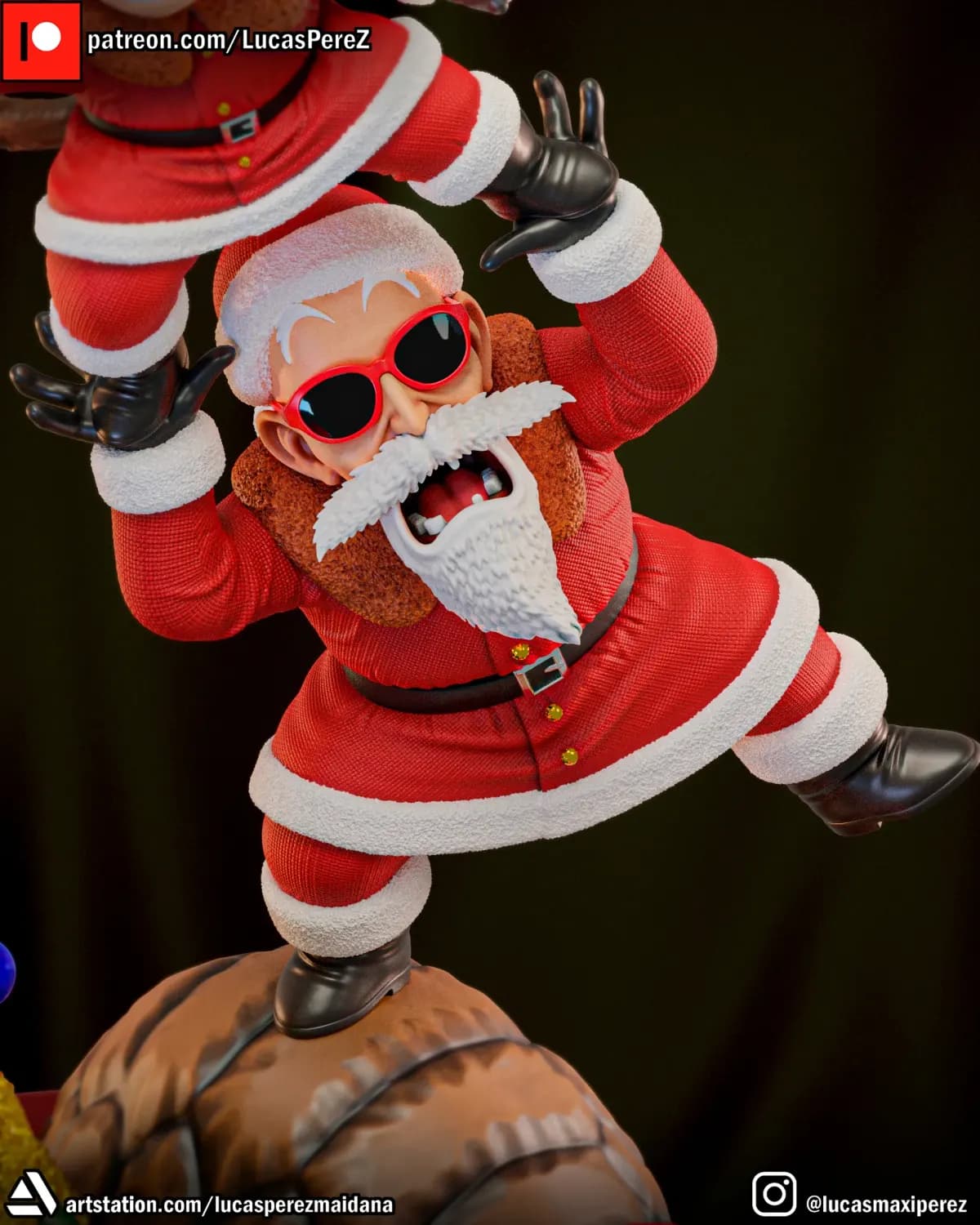 Diorama de Navidad - Dragon Ball - Imagen 2