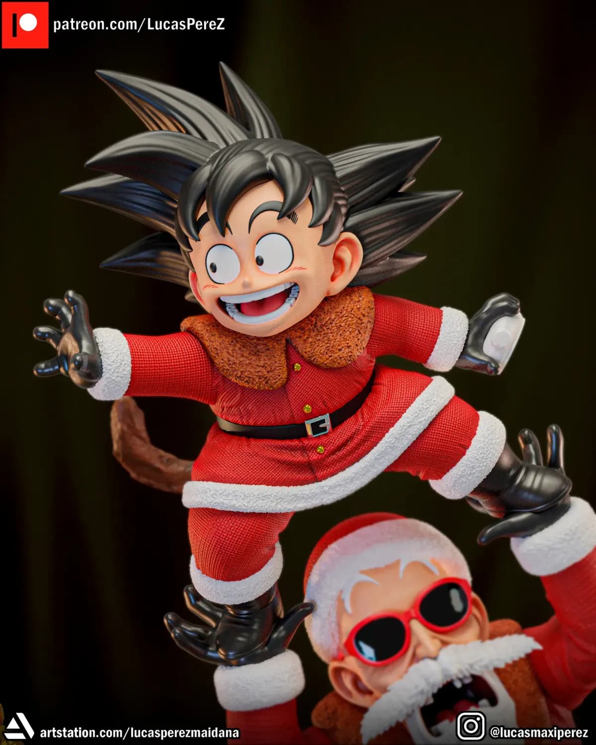 Diorama de Navidad - Dragon Ball - Imagen 3