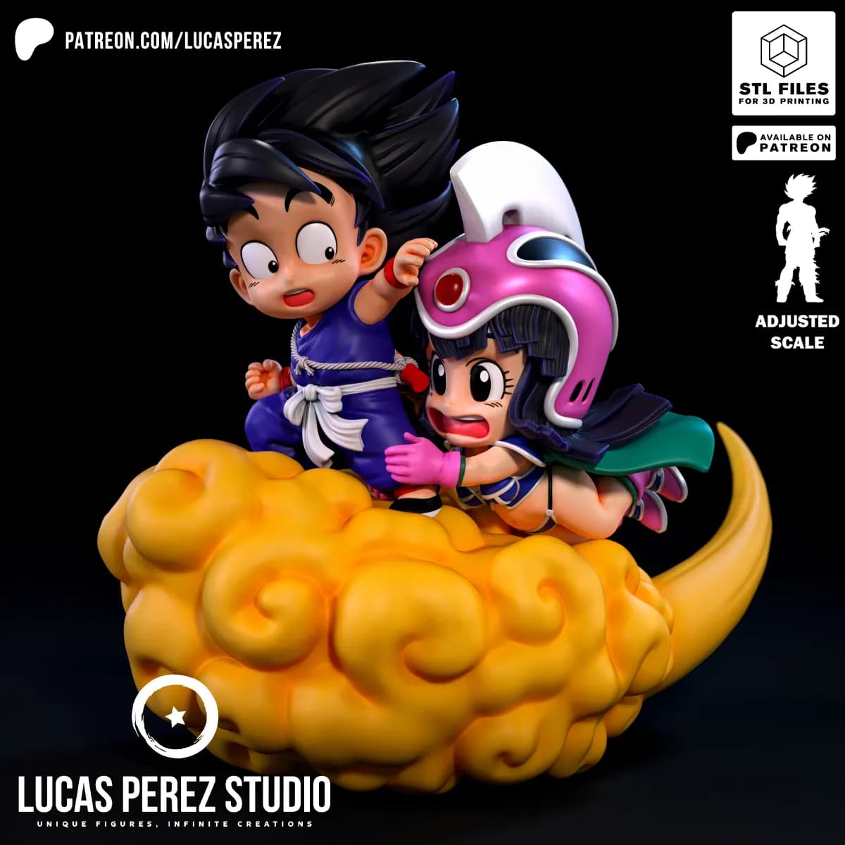 Goku y Chi-Chi - Dragon Ball - Imagen 1