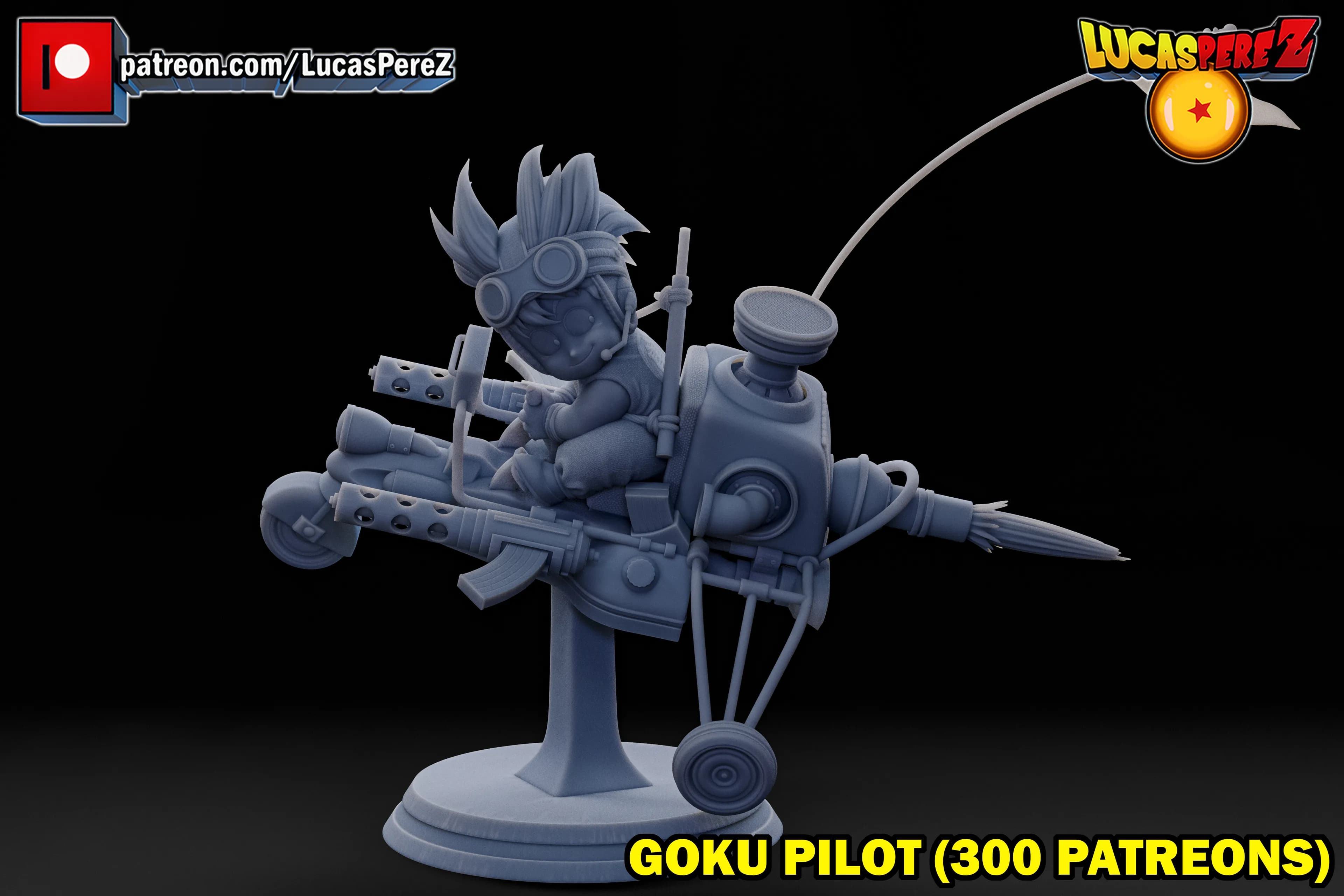 Goku Niño Pilotando - Dragon Ball - Imagen 4