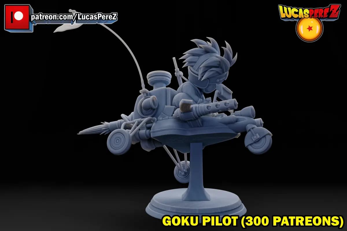 Goku Niño Pilotando - Dragon Ball - Imagen 6