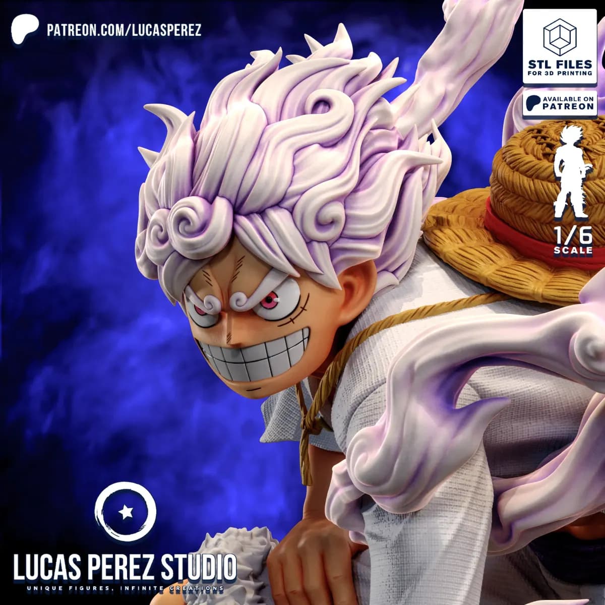 Luffy Gear 5 Nika - One Piece - Imagen 4