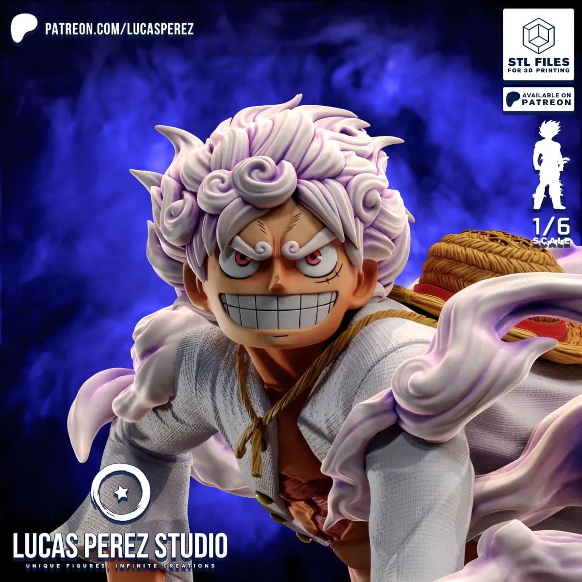 Luffy Gear 5 Nika - One Piece - Imagen 5
