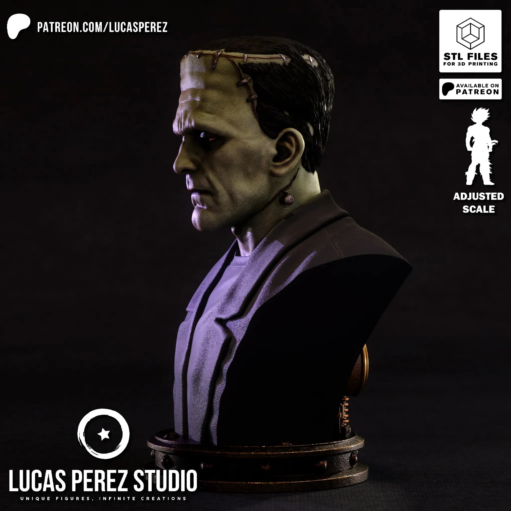 Busto de Frankenstein - Cine Clásico - Imagen 3