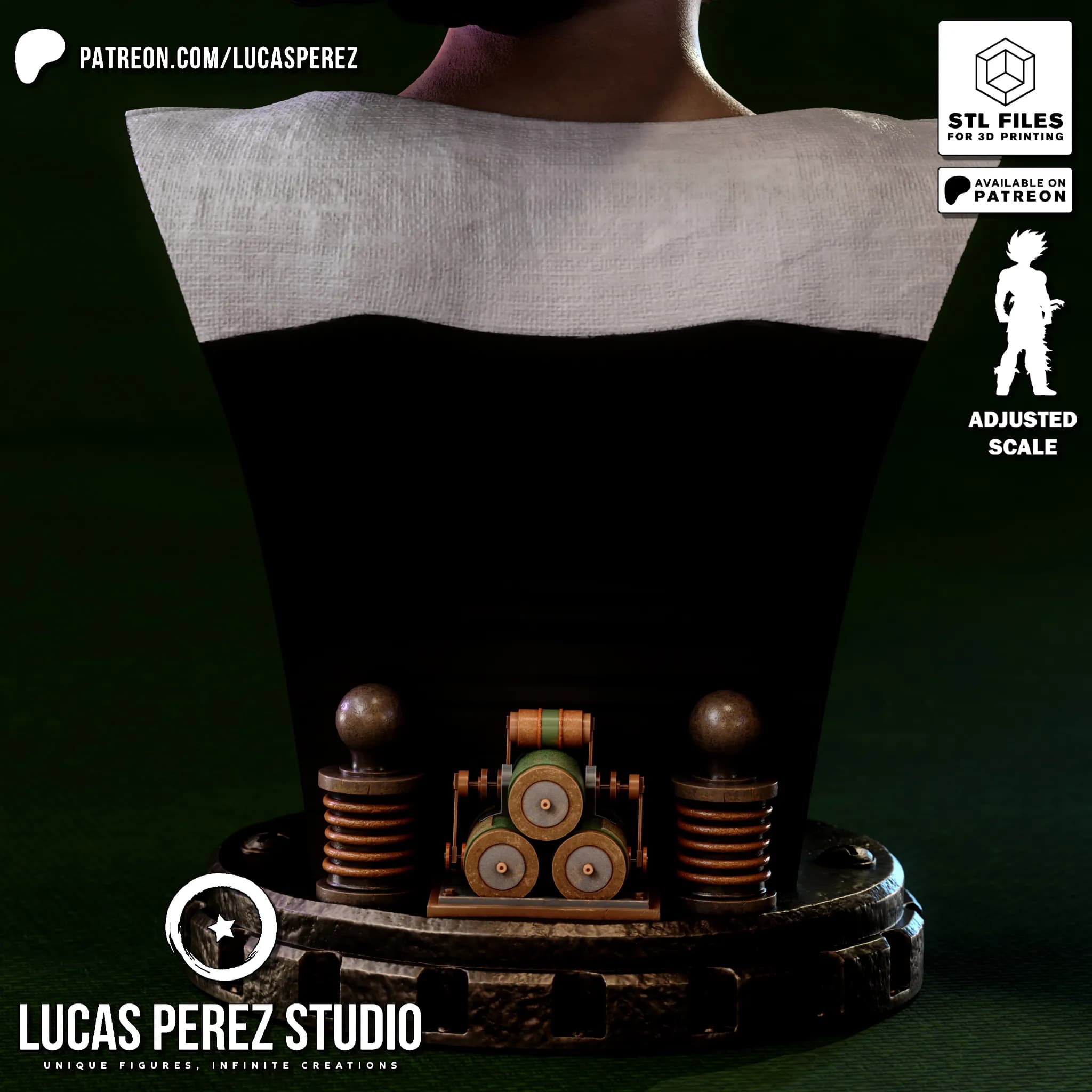 Busto de La Novia de Frankenstein - Cine Clásico - Imagen 3