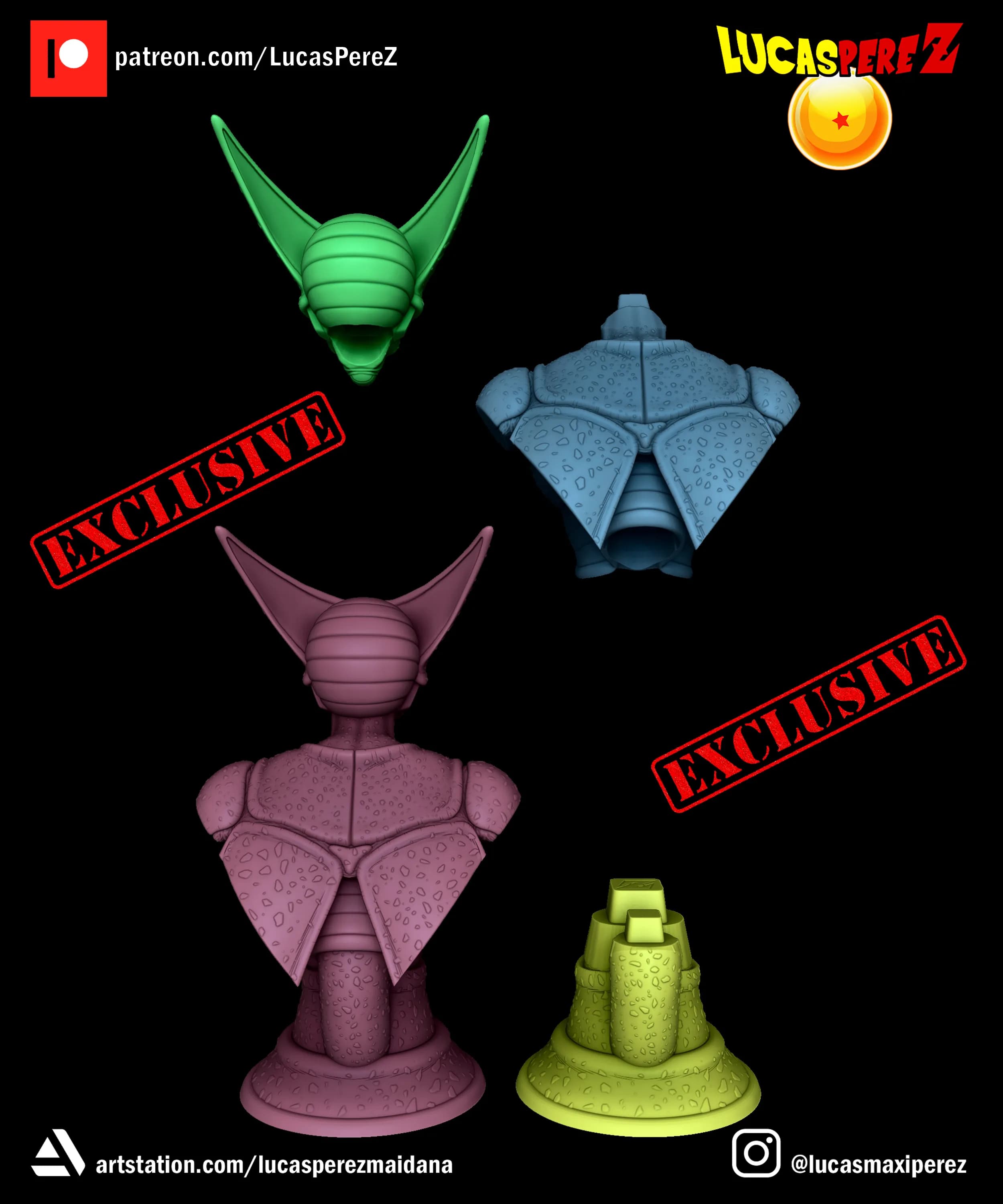 Busto de Cell - Dragon Ball - Imagen 10