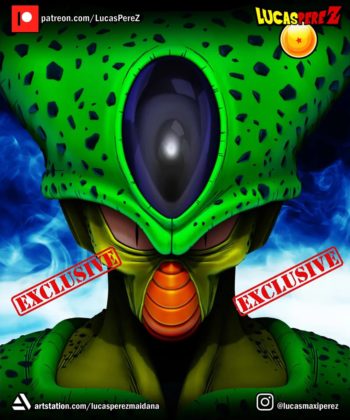 Busto de Cell - Dragon Ball - Imagen 6