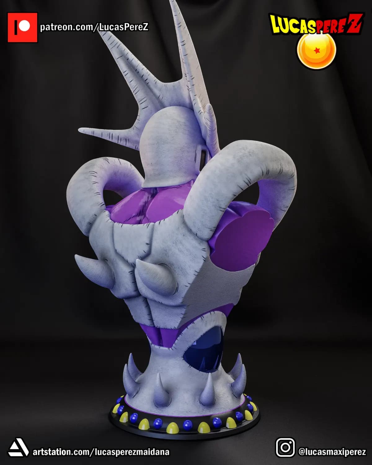 Busto de Cooler - Dragon Ball - Imagen 8