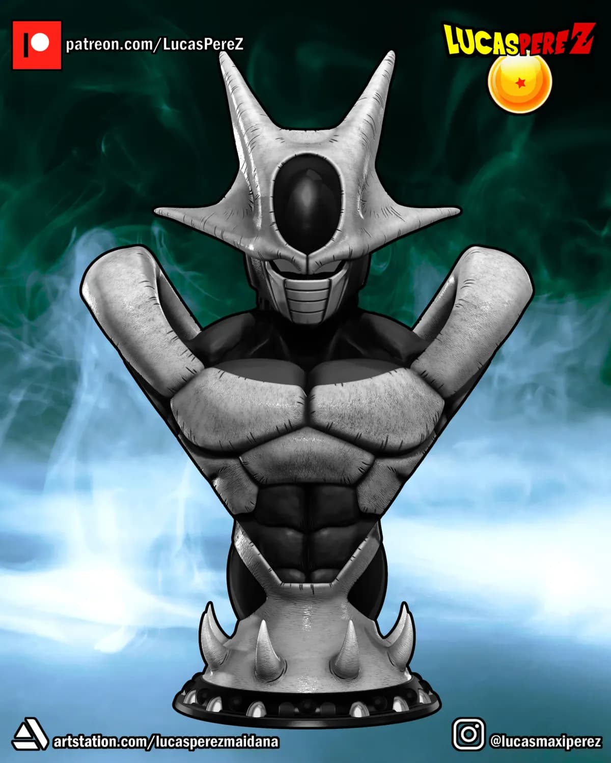 Busto de Cooler - Dragon Ball - Imagen 10