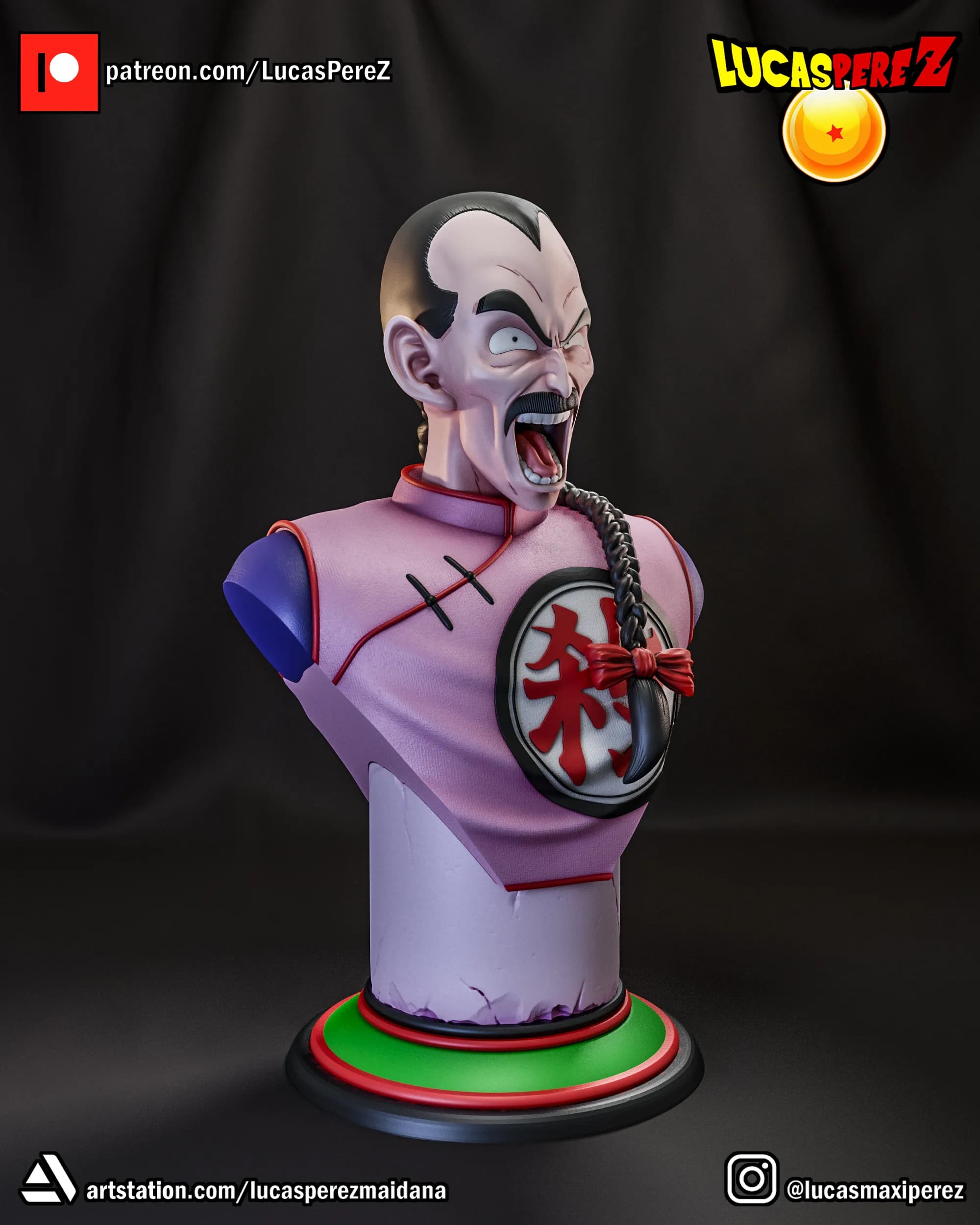 Busto de Tao Pai Pai - Dragon Ball - Imagen 7