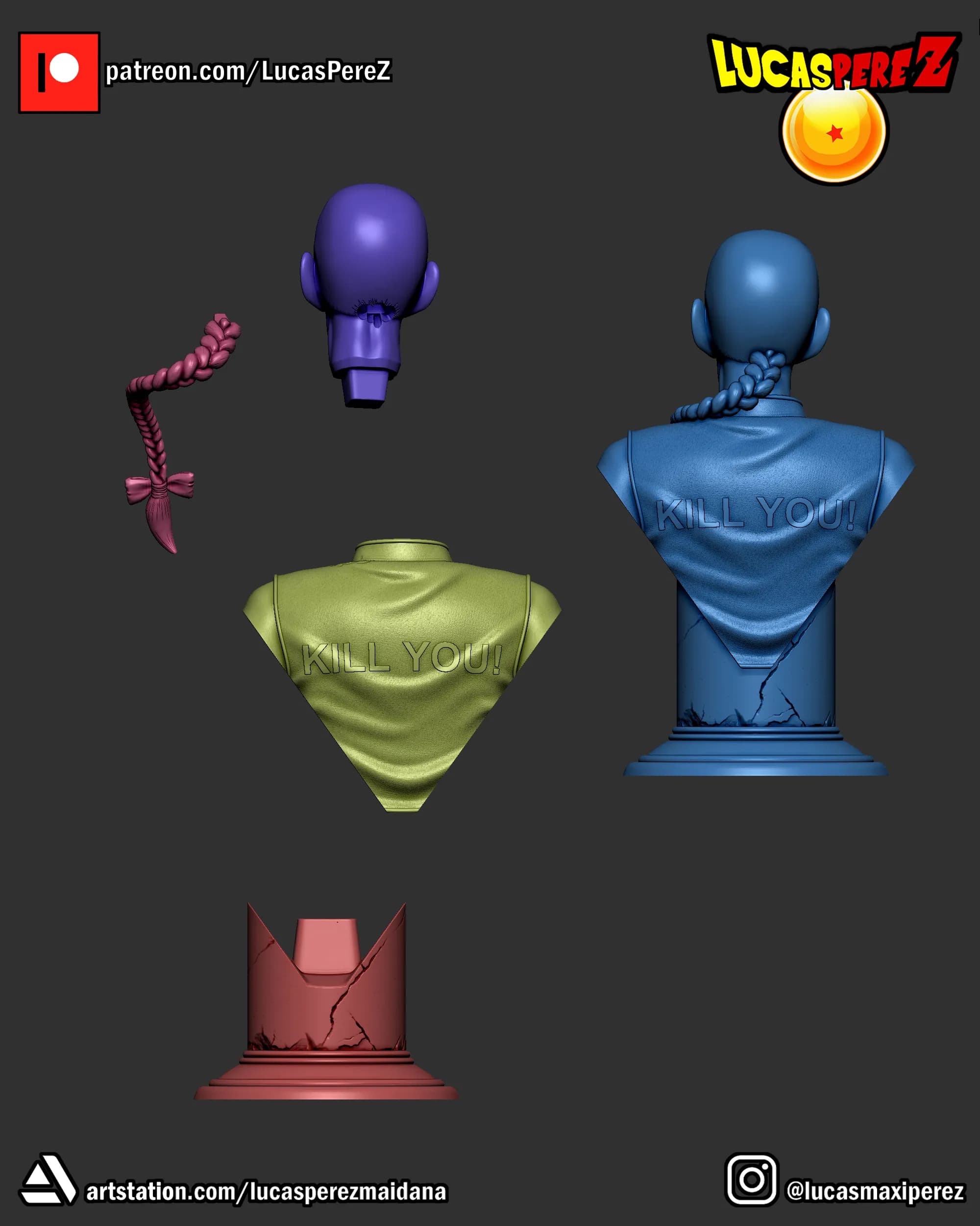 Busto de Tao Pai Pai - Dragon Ball - Imagen 23