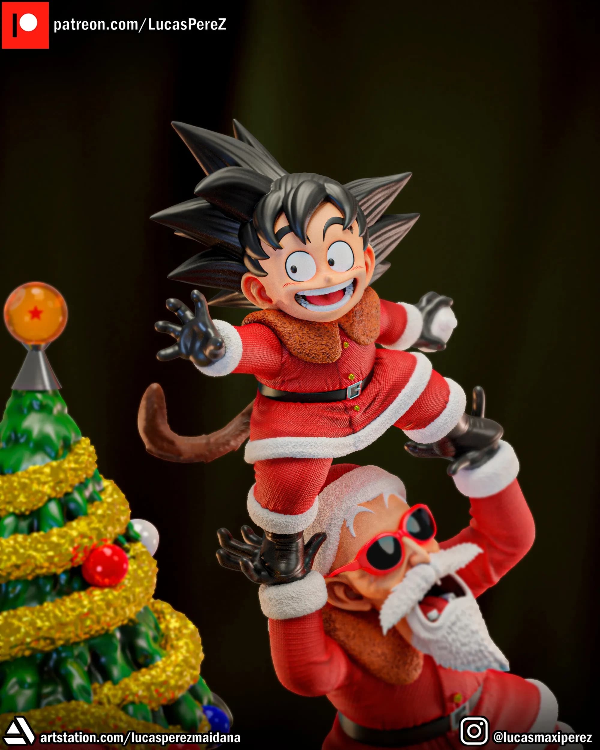 Diorama de Navidad - Dragon Ball - Imagen 8