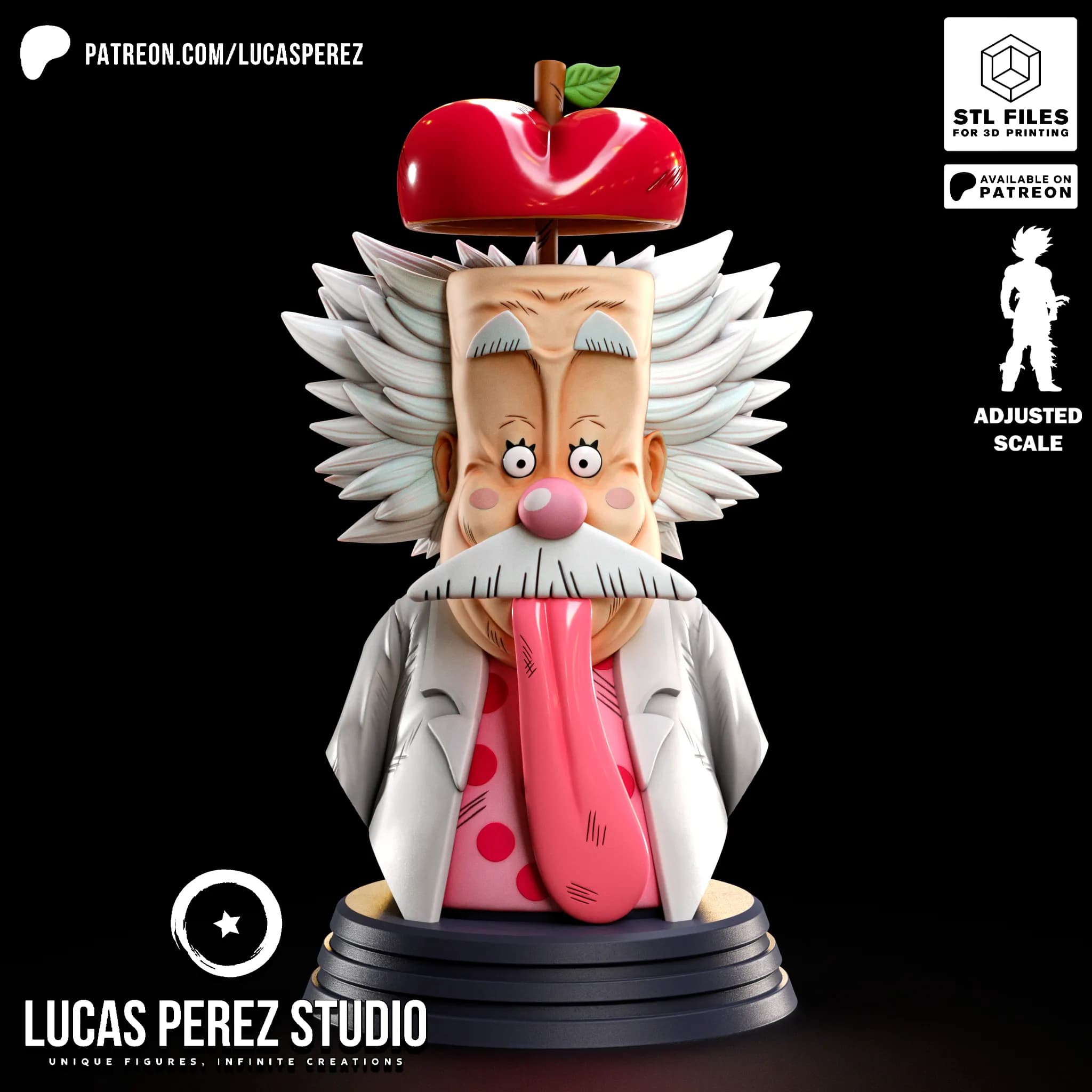 Busto del Dr. Vegapunk - One Piece - Imagen 1