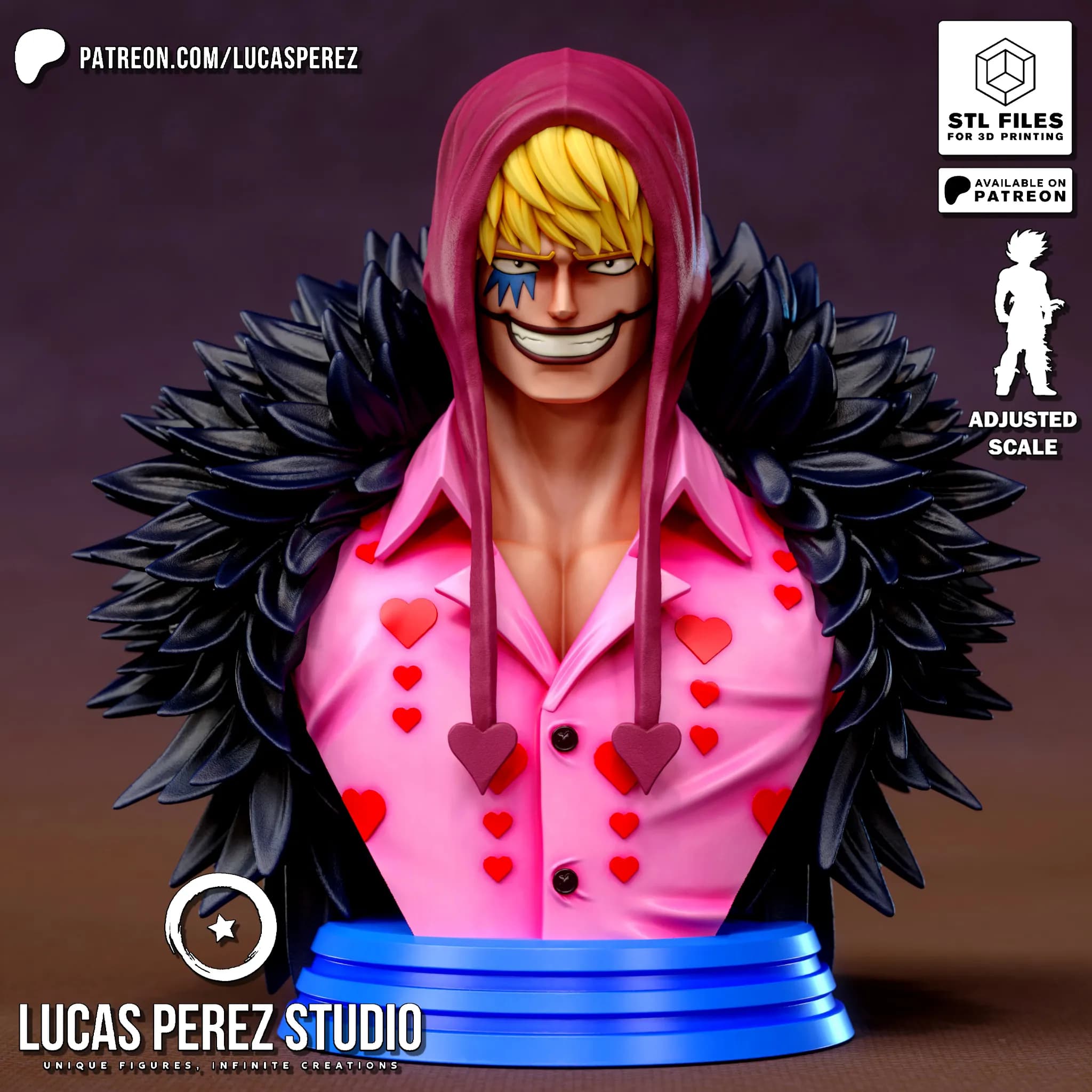 Busto de Rosinante - One Piece - Imagen 6