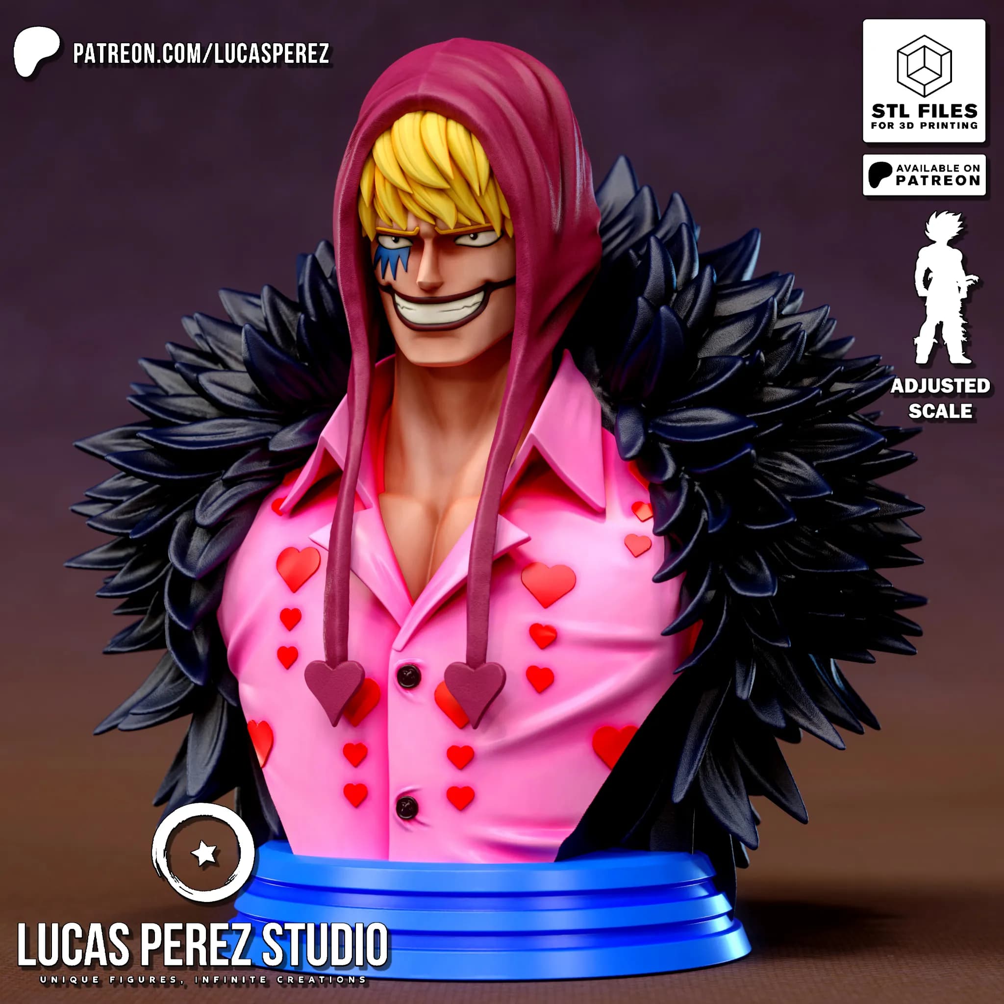 Busto de Rosinante - One Piece - Imagen 13