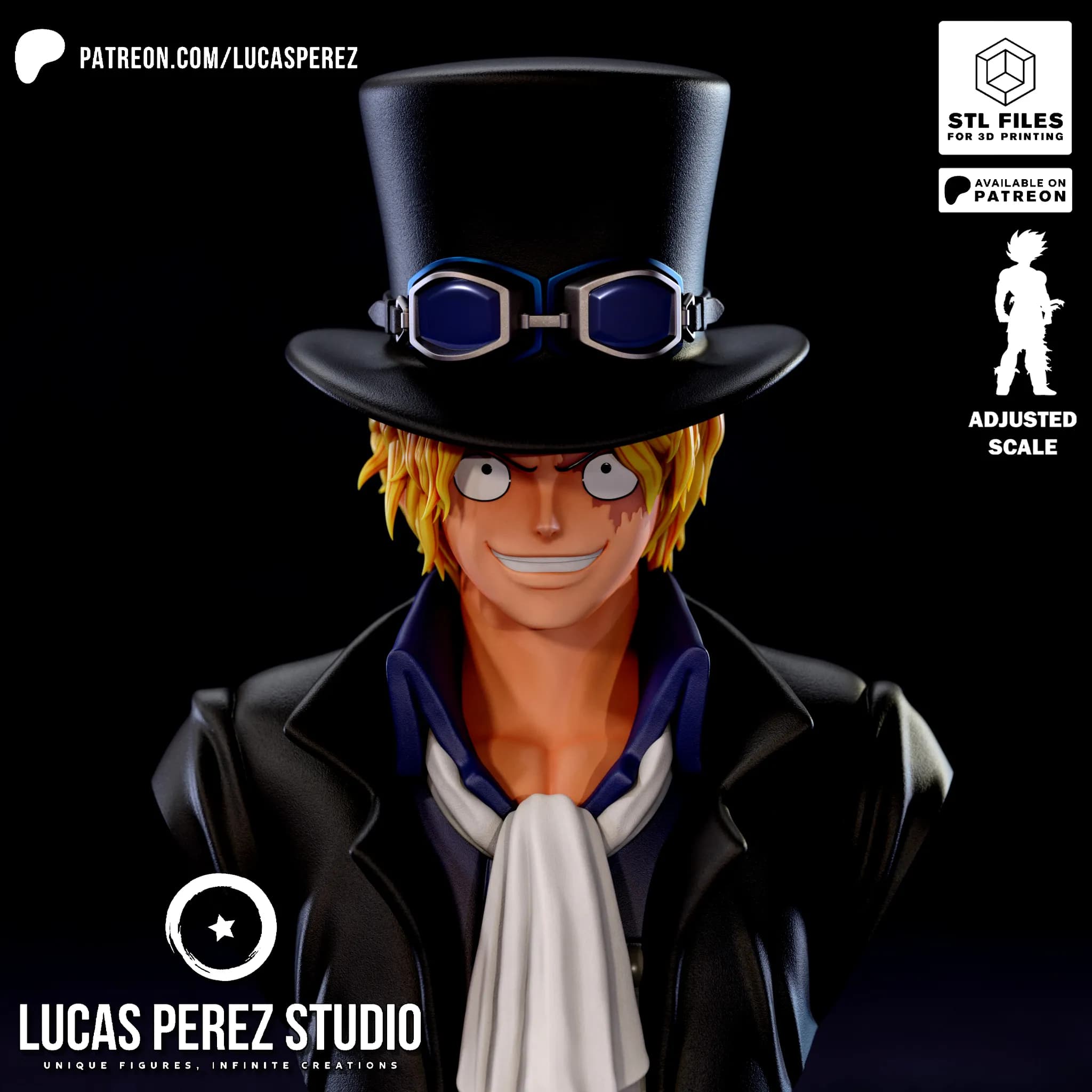 Busto de Sabo - One Piece - Imagen 9