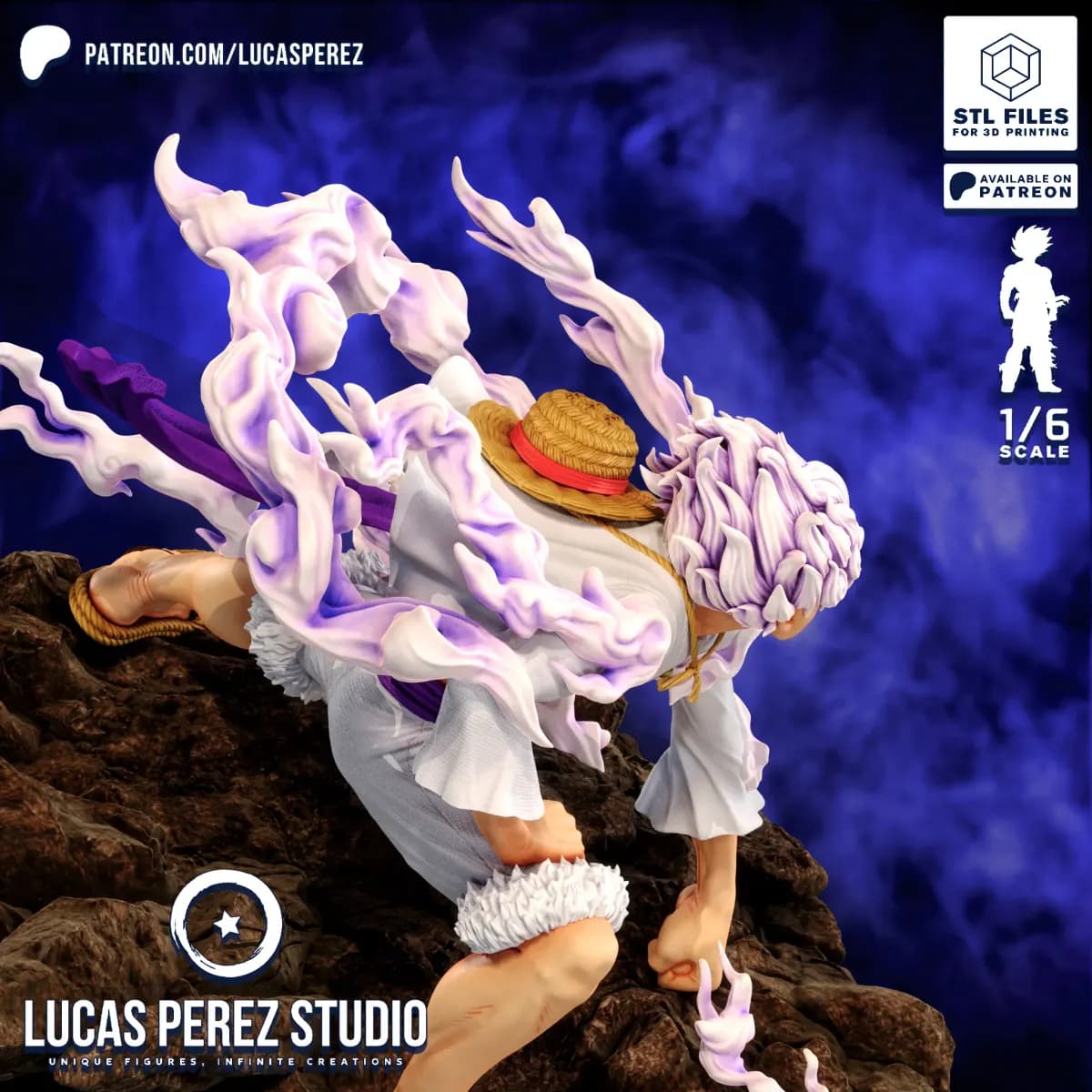 Luffy Gear 5 Nika - One Piece - Imagen 9