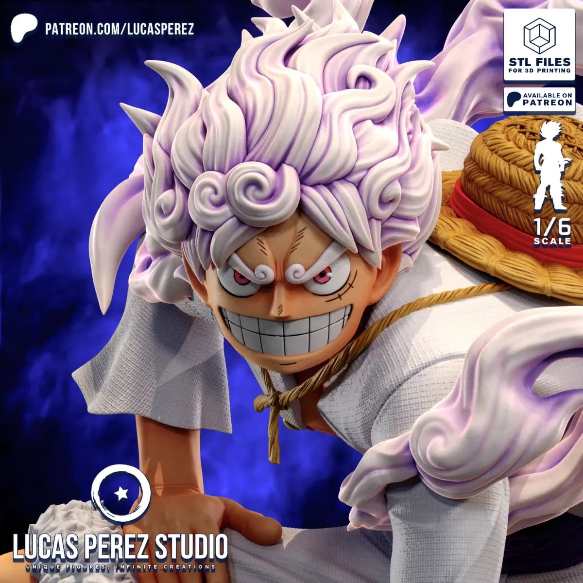 Luffy Gear 5 Nika - One Piece - Imagen 11