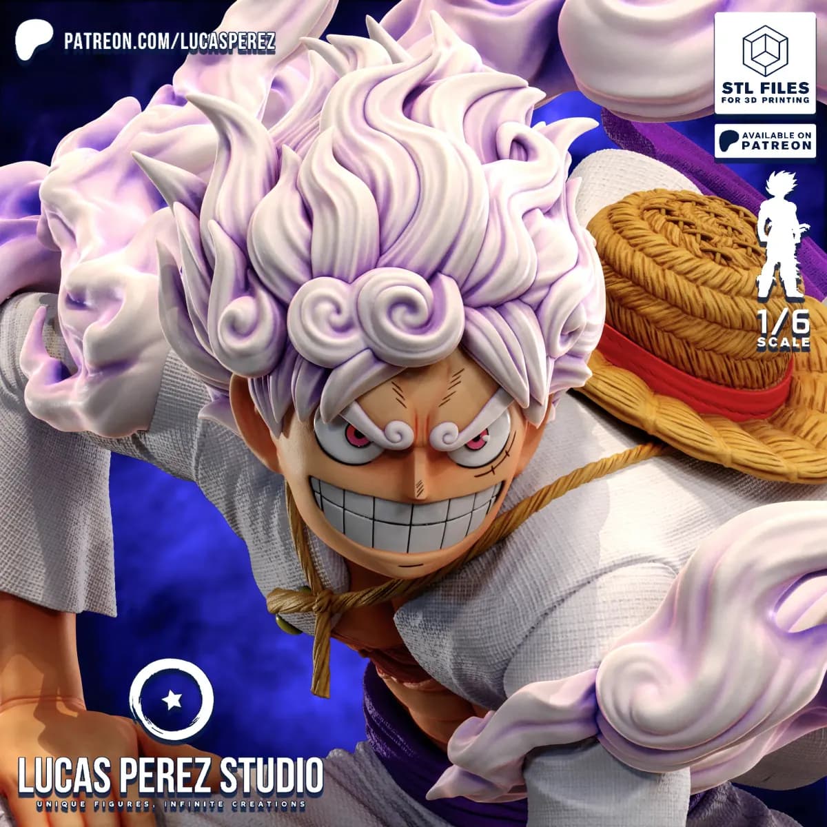 Luffy Gear 5 Nika - One Piece - Imagen 12