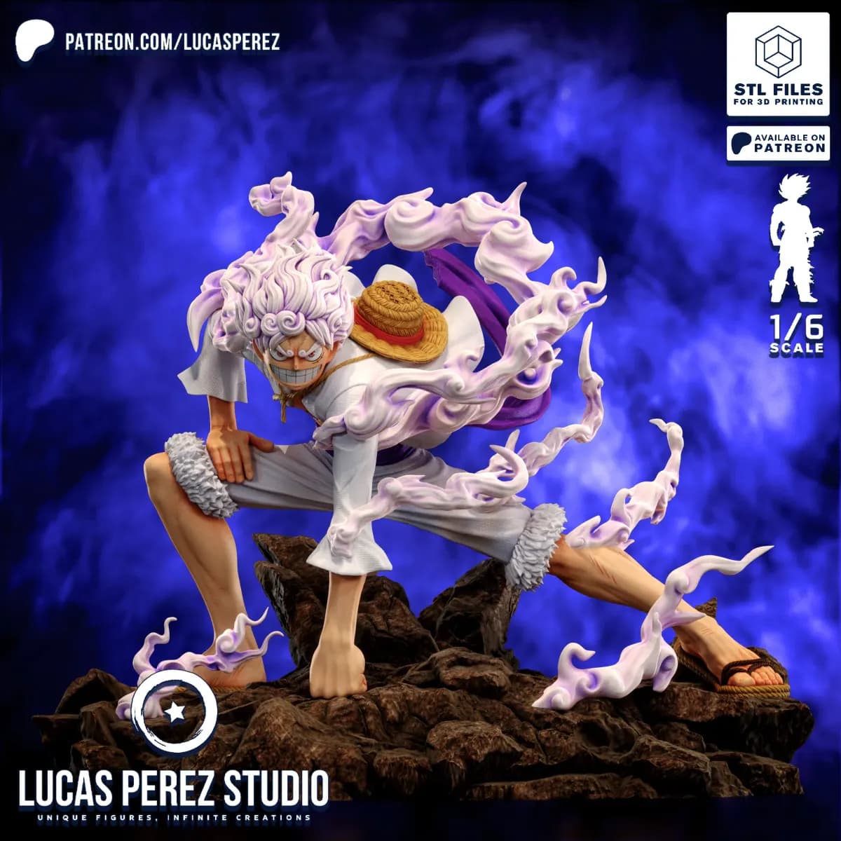 Luffy Gear 5 Nika - One Piece - Imagen 1