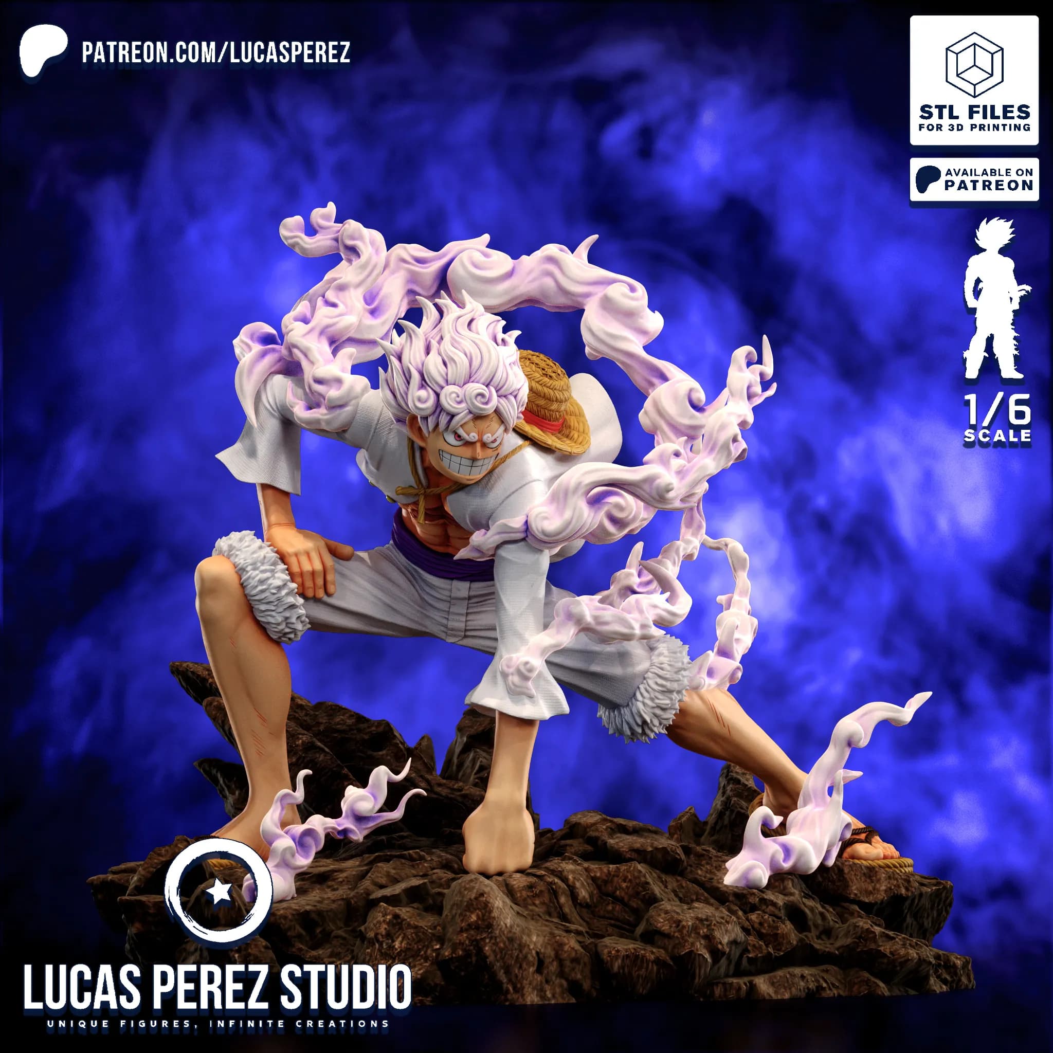 Luffy Gear 5 Nika - One Piece - Imagen 14